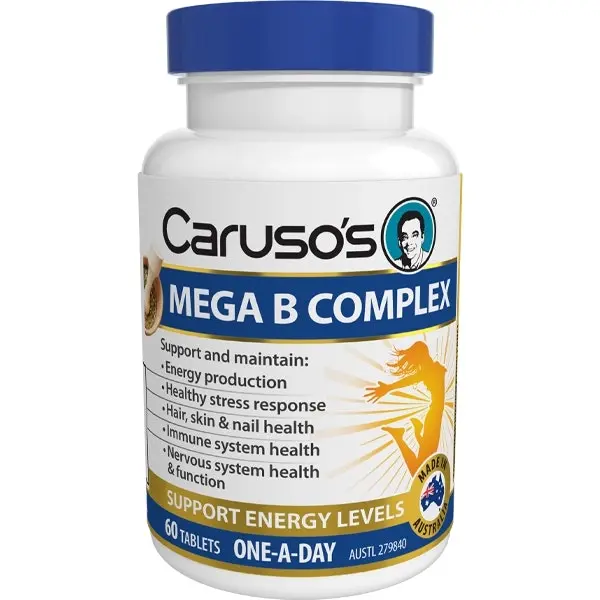 Caruso's Natural Health Mega B Complex 60 Tablets