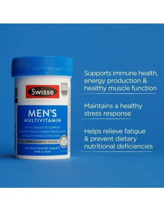 Swisse Ultivite Men's Multivitamin 60 Tablets