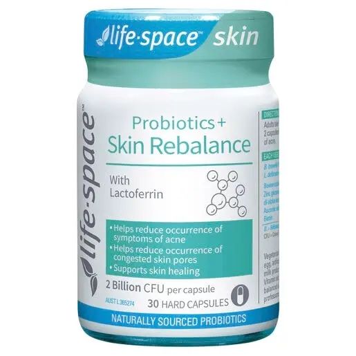 Life-Space Probiotic + Skin Rebalance 30 Caps