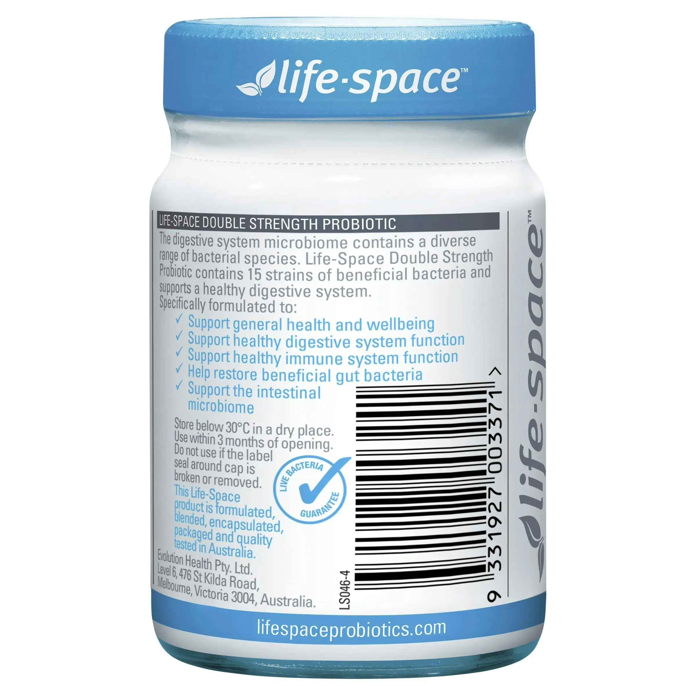 Life-Space Double Strength Probiotic 30 Hard Capsules