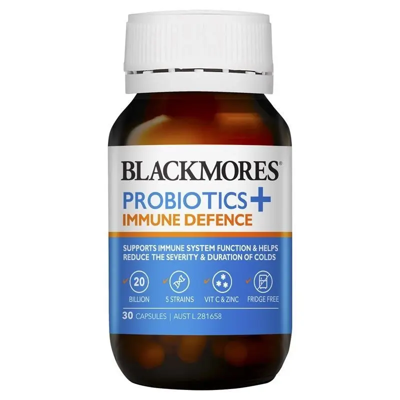 Blackmores Probiotics + Immune Defence 30 Capsules