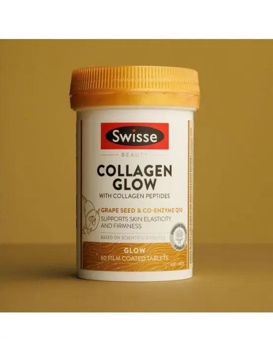 Swisse Beauty Collagen Glow with Collagen Peptides 60 Tablets