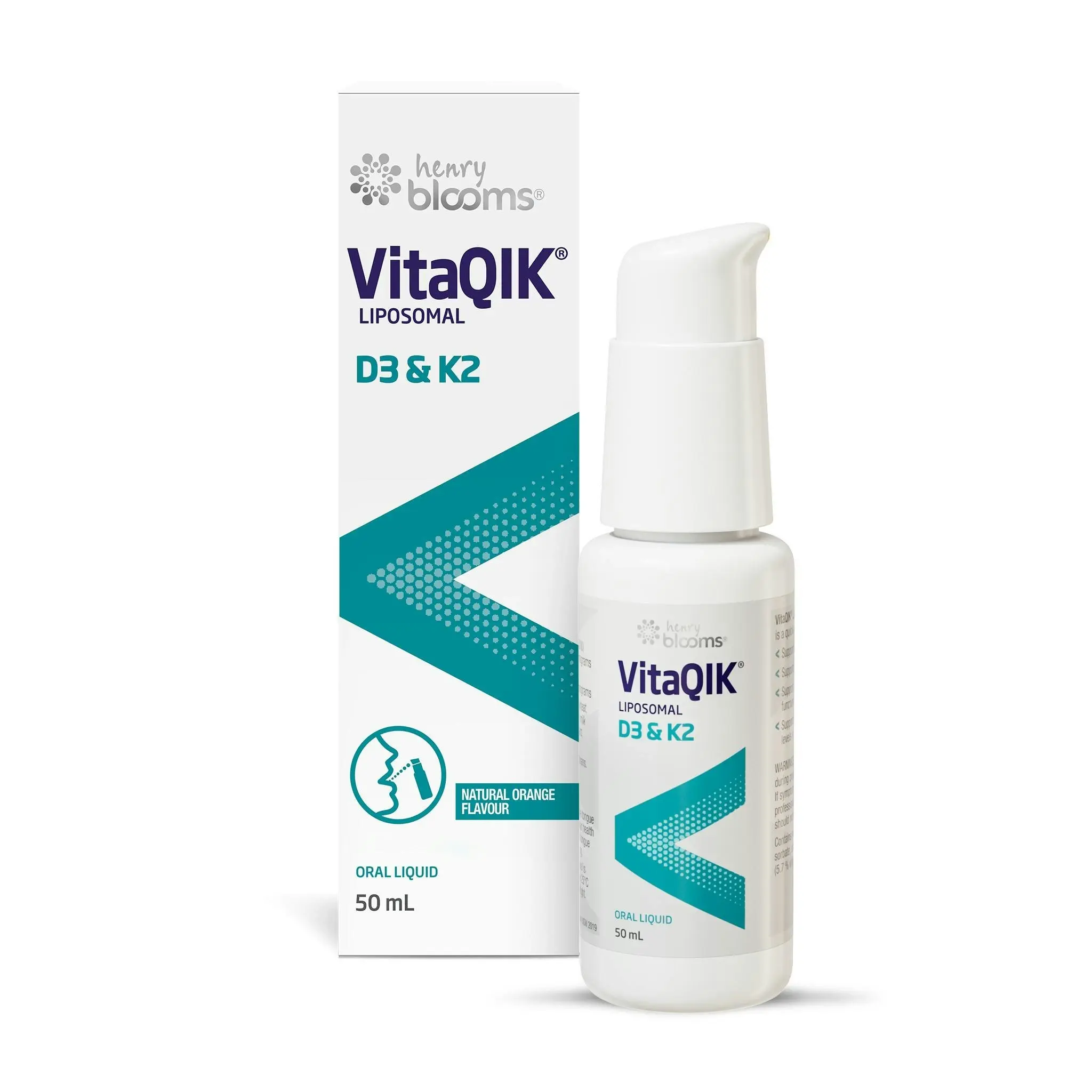 Henry Blooms VitaQIK Vitamin D3 & K2 50mL