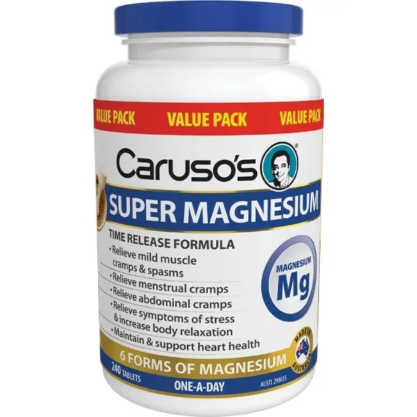 Caruso's Natural Health Super Magnesium 240 Tablets