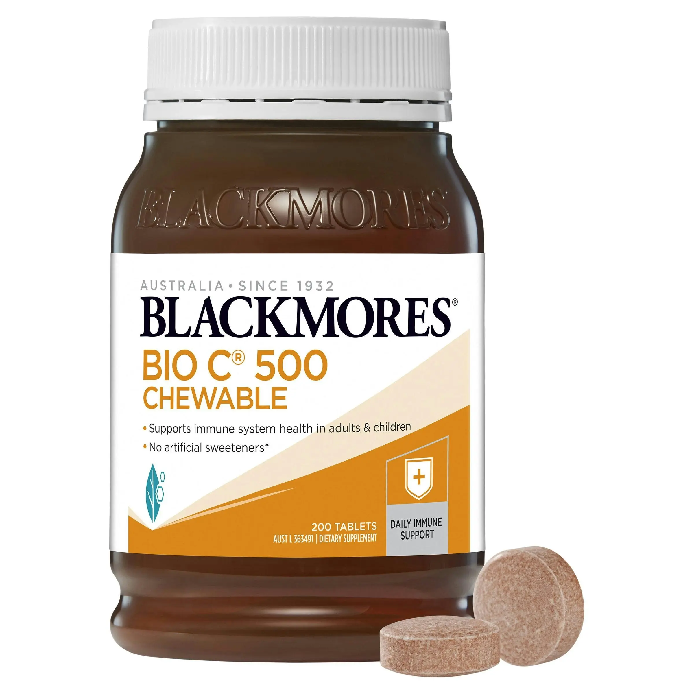 Blackmores Bio C 500mg Chewable 200 Tablets