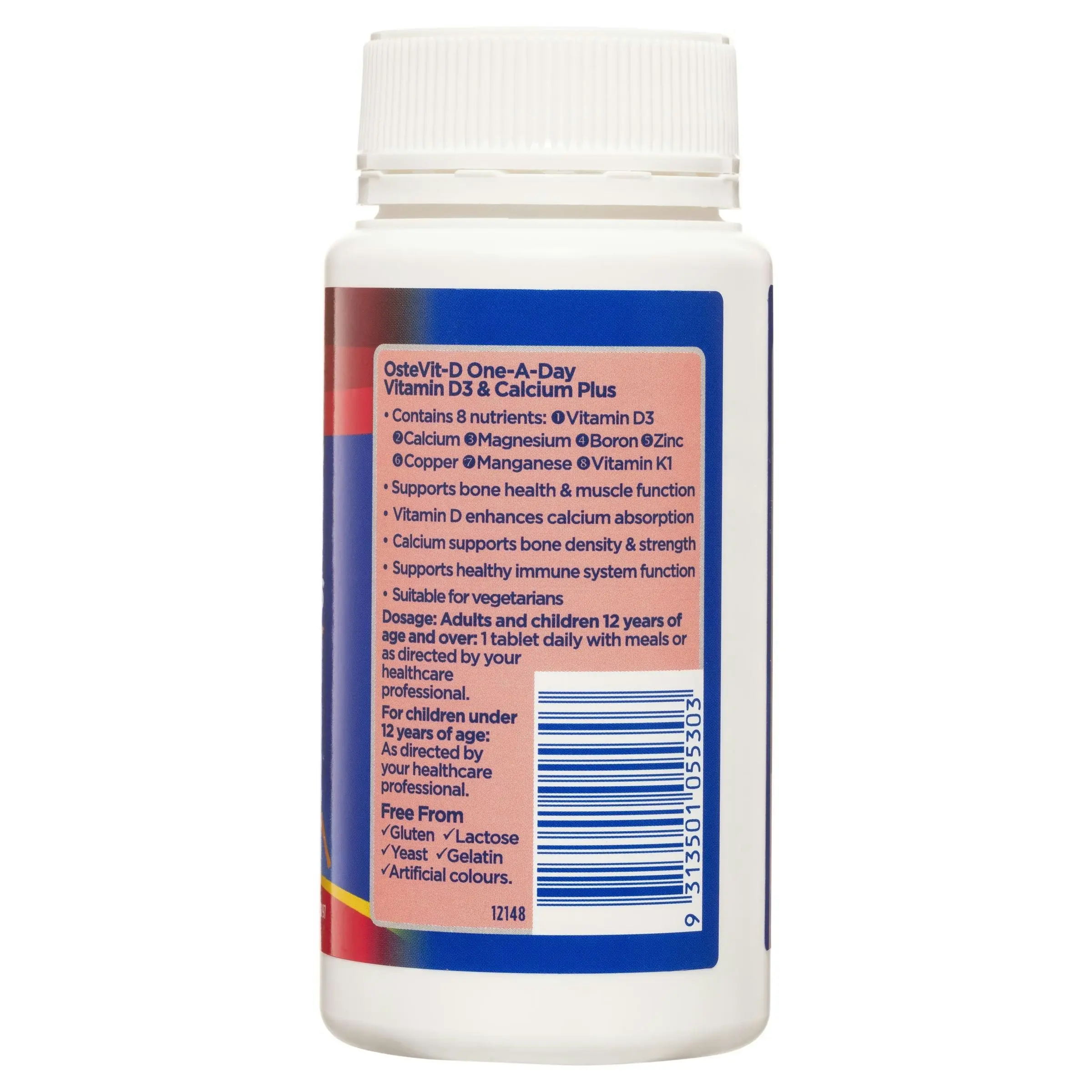 OsteVit-D One-A-Day Vitamin D3 & Calcium Plus