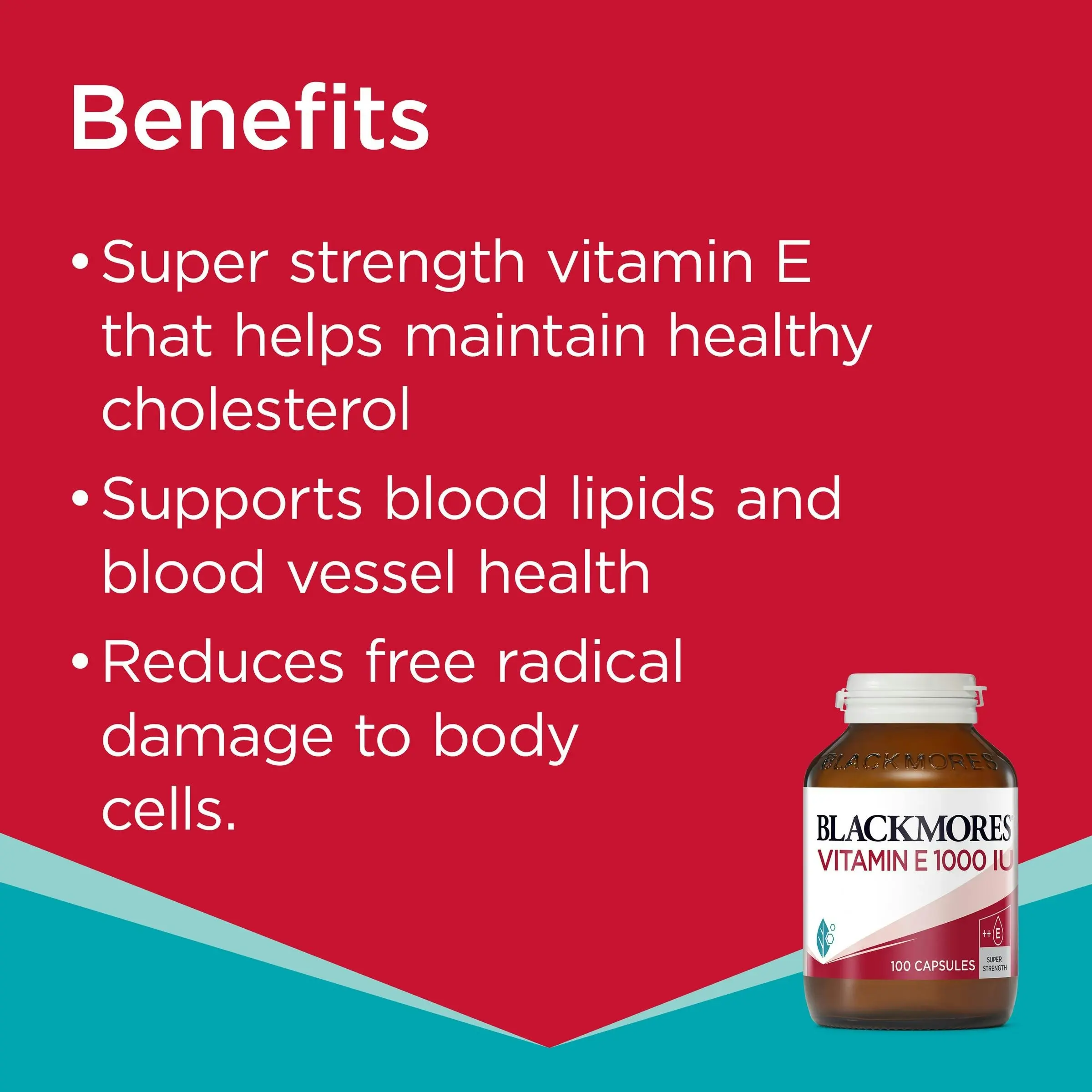 Blackmores Vitamin E 1000IU 100 Capsules