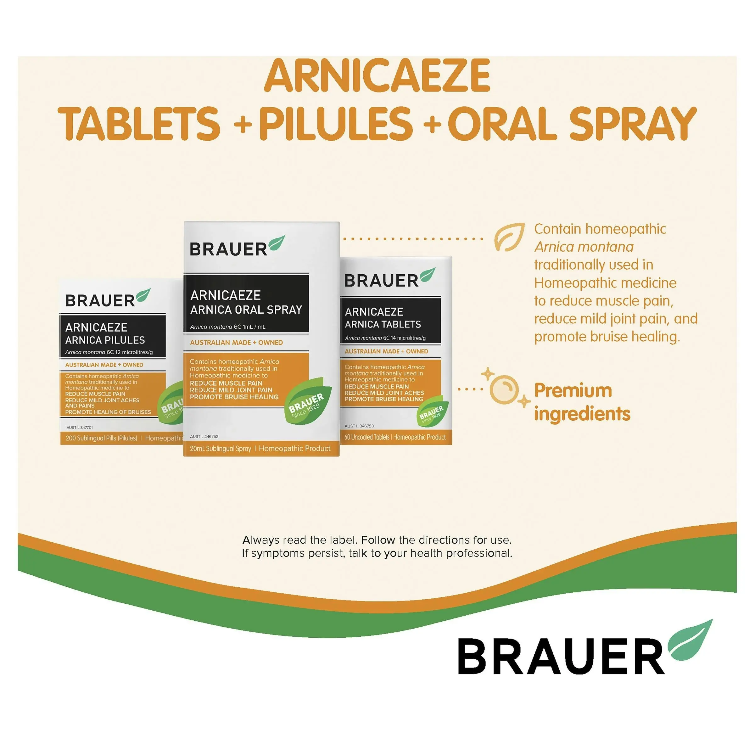 Brauer Arnicaeze Arnica Oral Spray 20mL