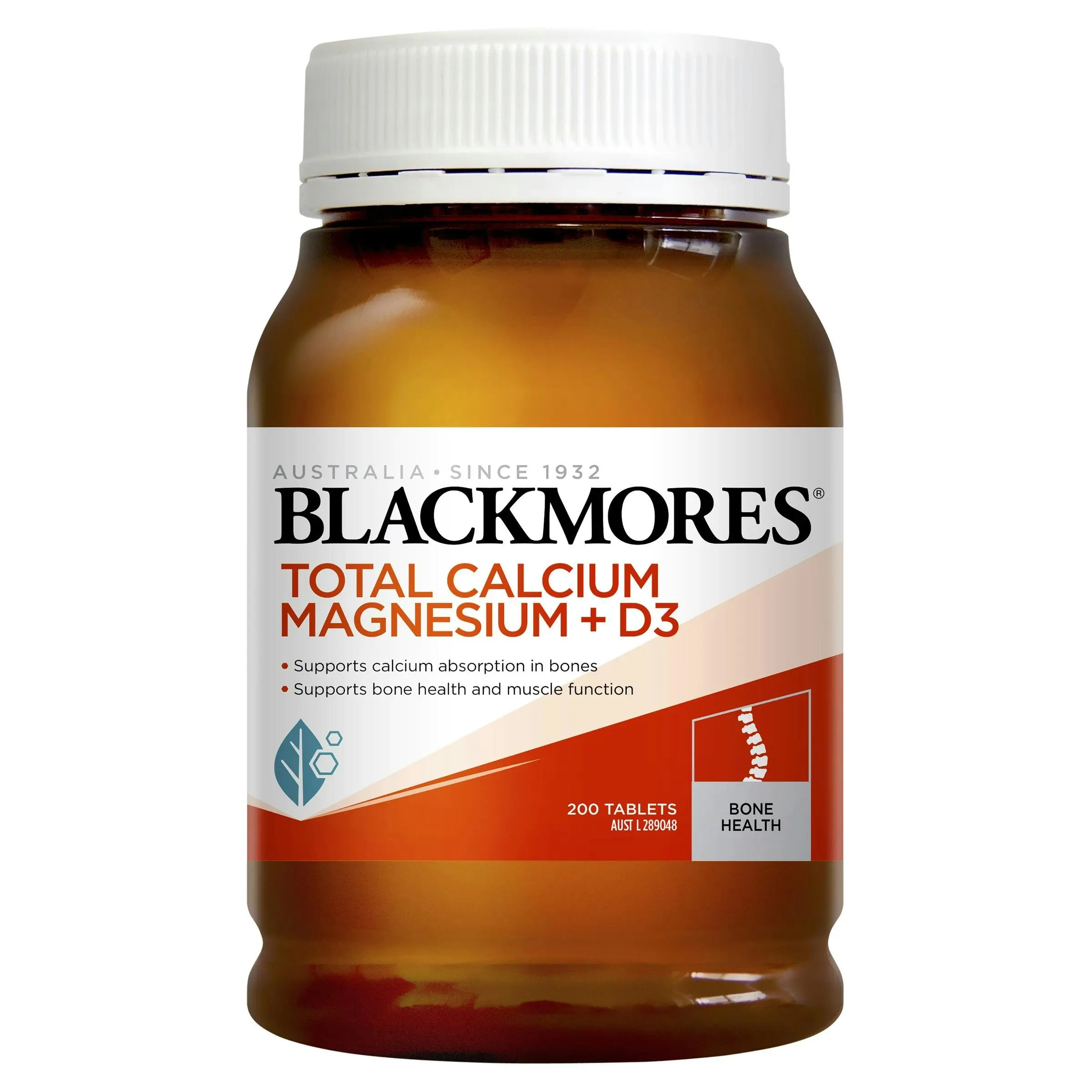 Blackmores Total Calcium Magnesium + D3 200 Tablets