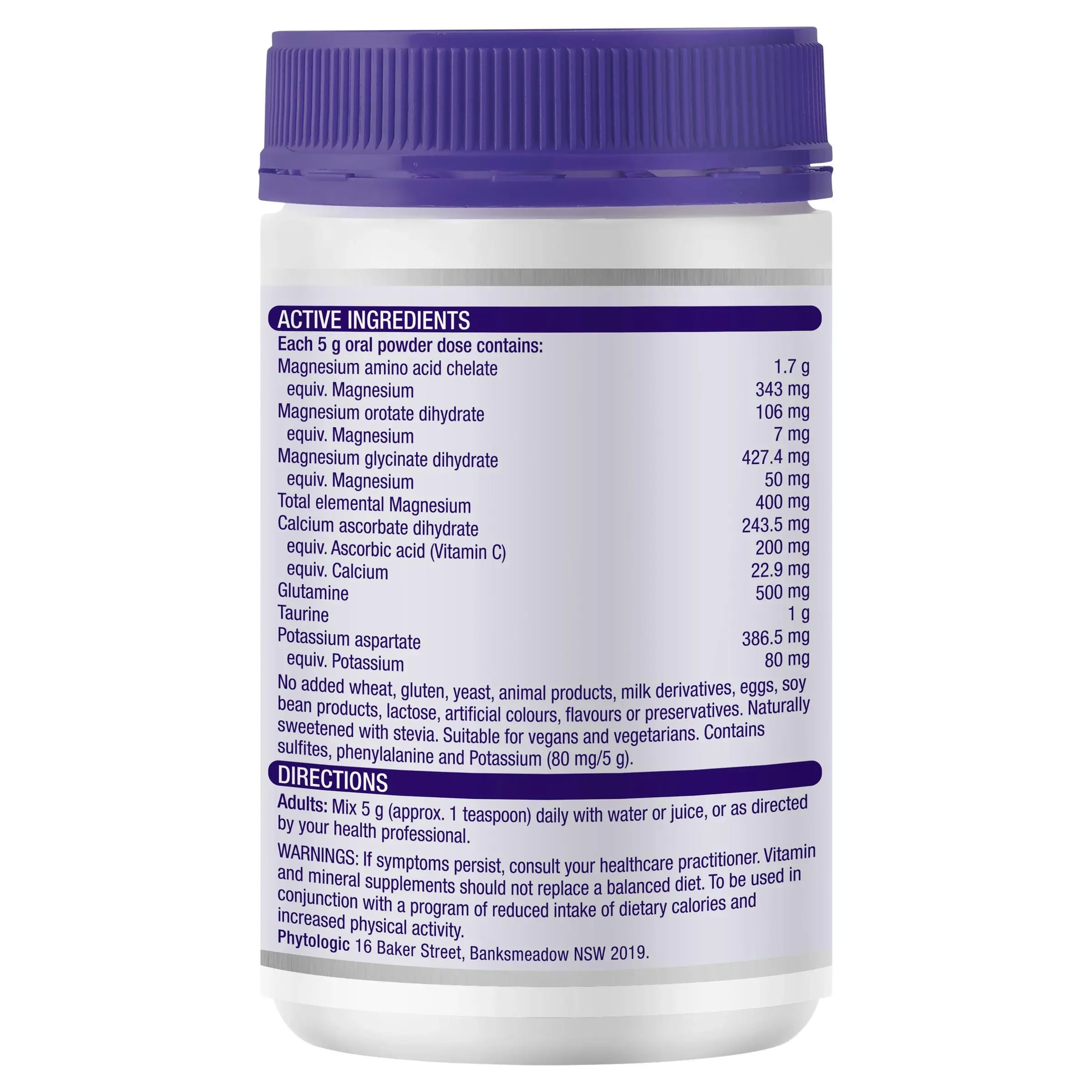 Henry Blooms Magnesium Complex 200g Powder