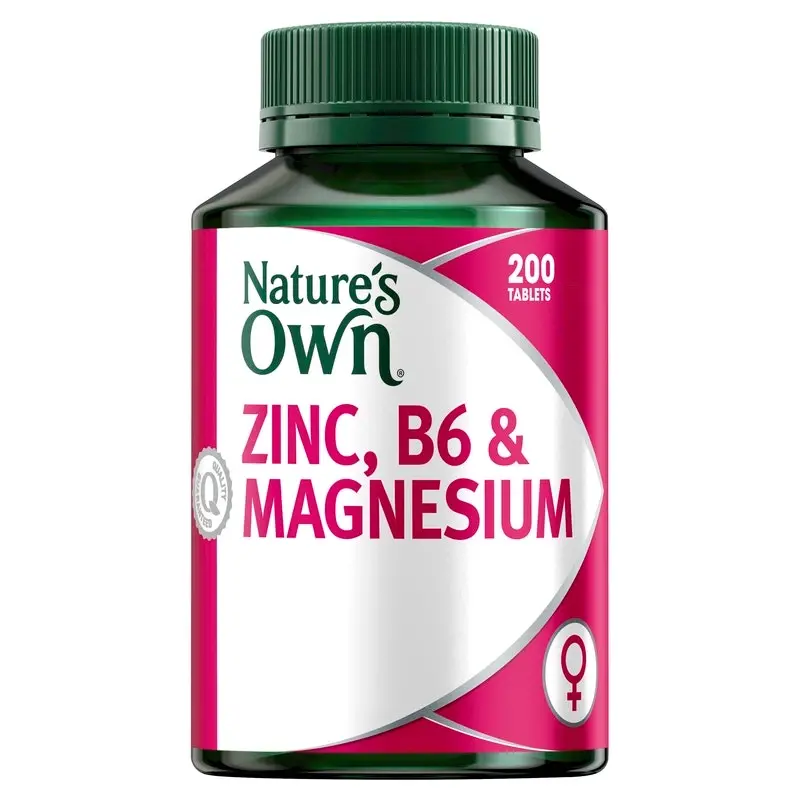 Nature's Own Zinc, B6 & Magnesium 200 Tablets