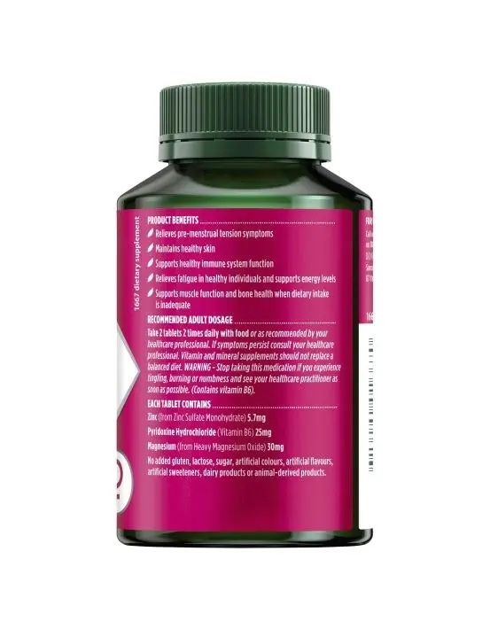 Nature's Own Zinc, B6 & Magnesium 200 Tablets