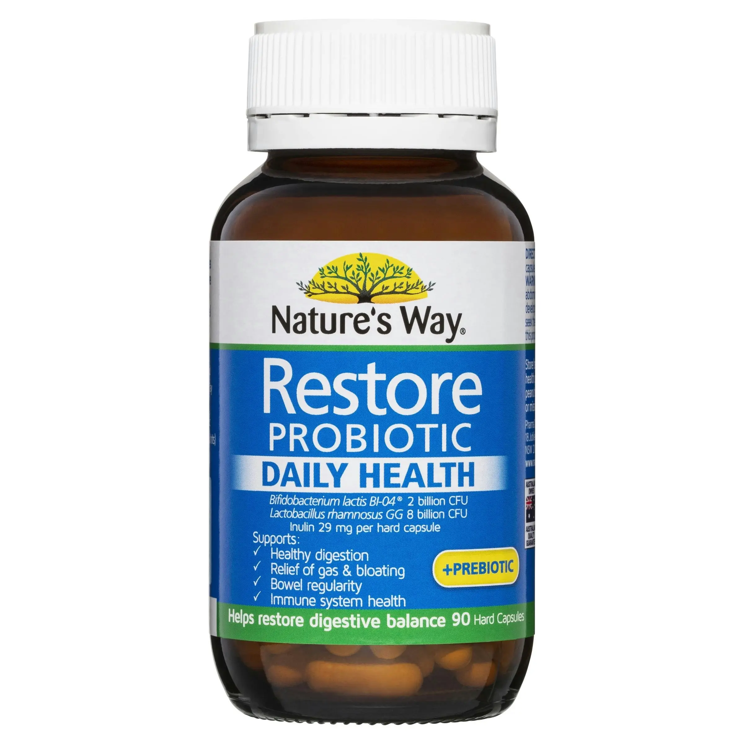 Nature's Way Restore Probiotic Daily Health 90 Capsules