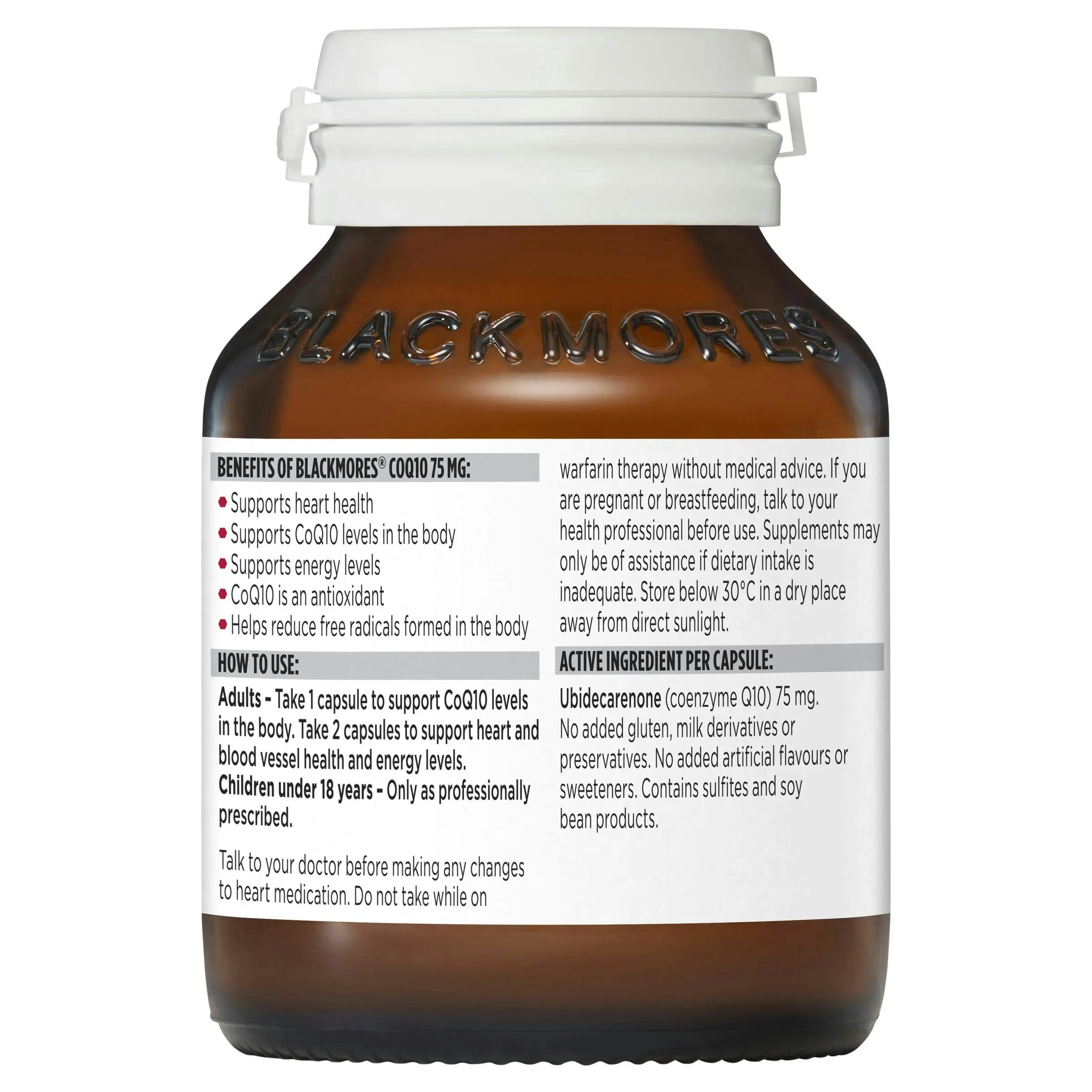 Blackmores CoQ10 75mg 90 Capsules