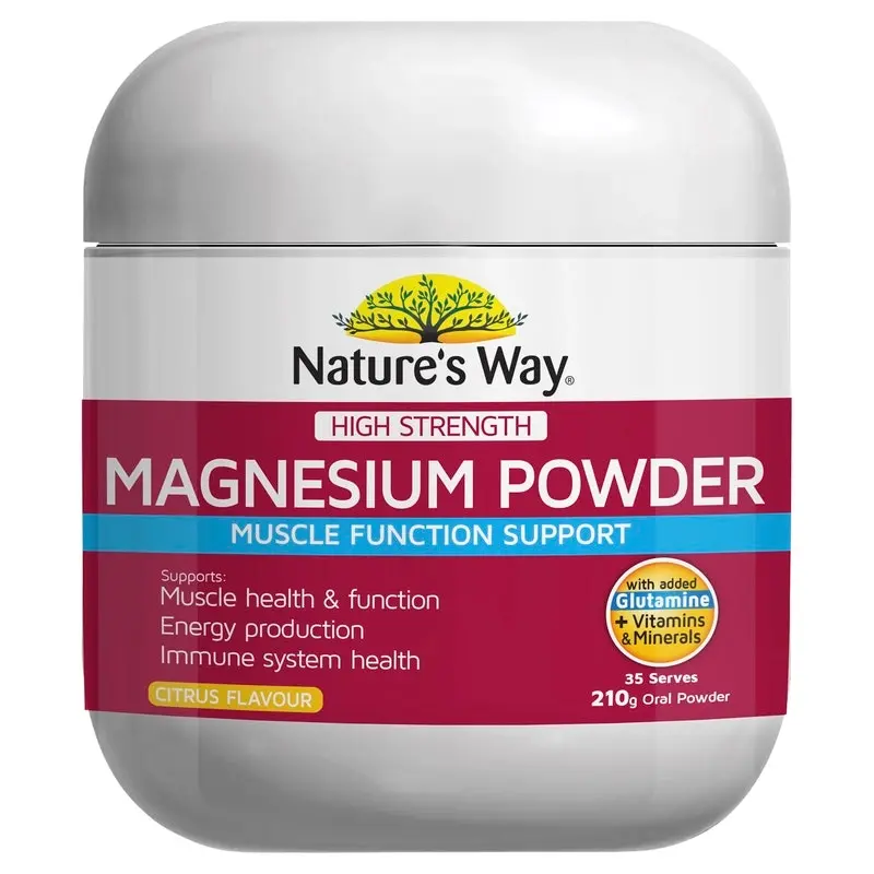 Nature's Way High Strength Magnesium Powder 210g