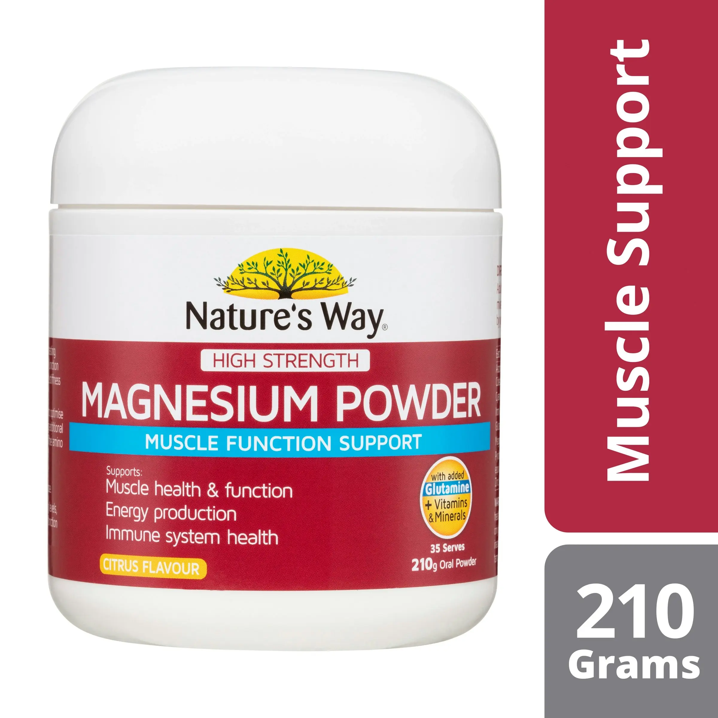 Nature's Way High Strength Magnesium Powder 210g