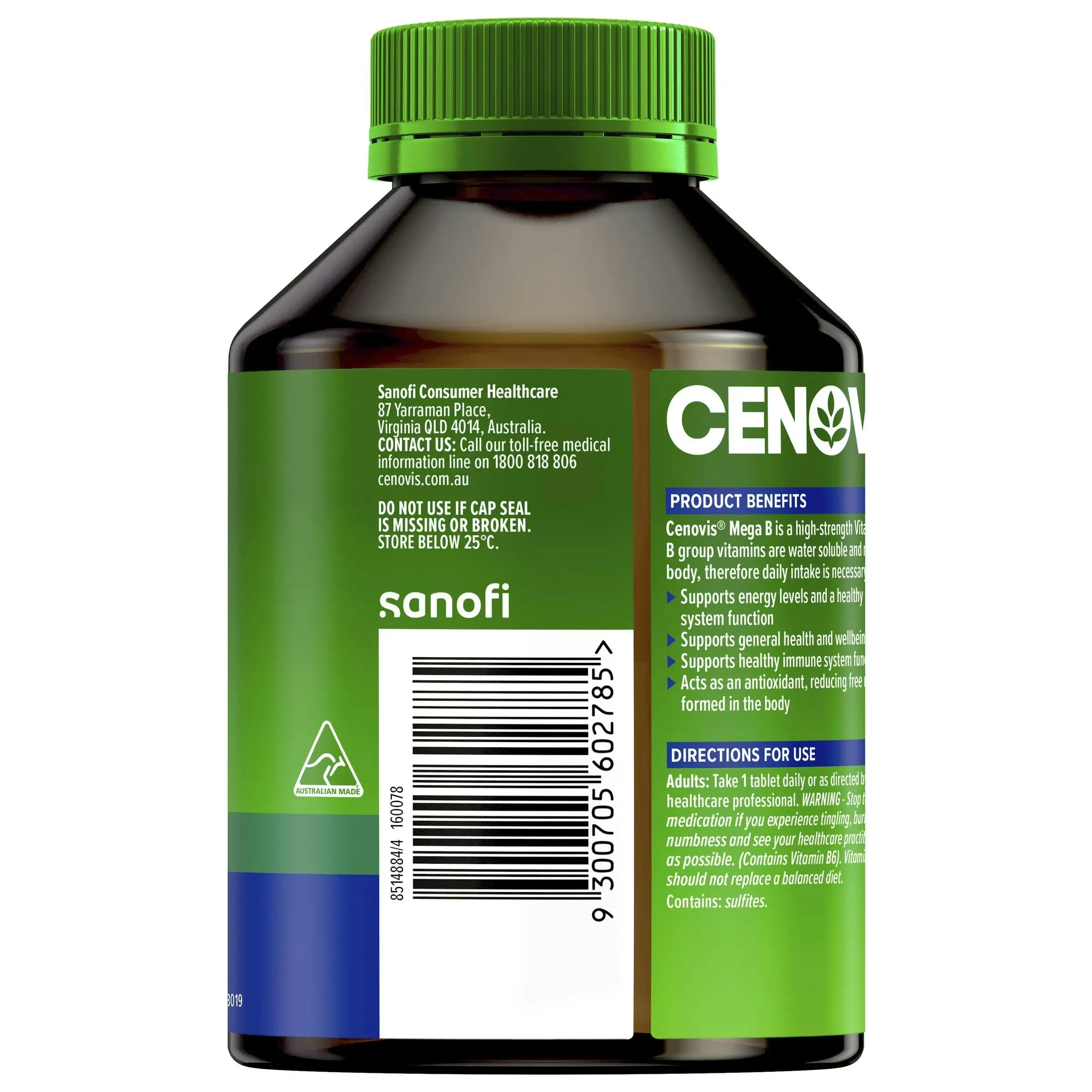 Cenovis Mega B Value Pack 200 Tablets