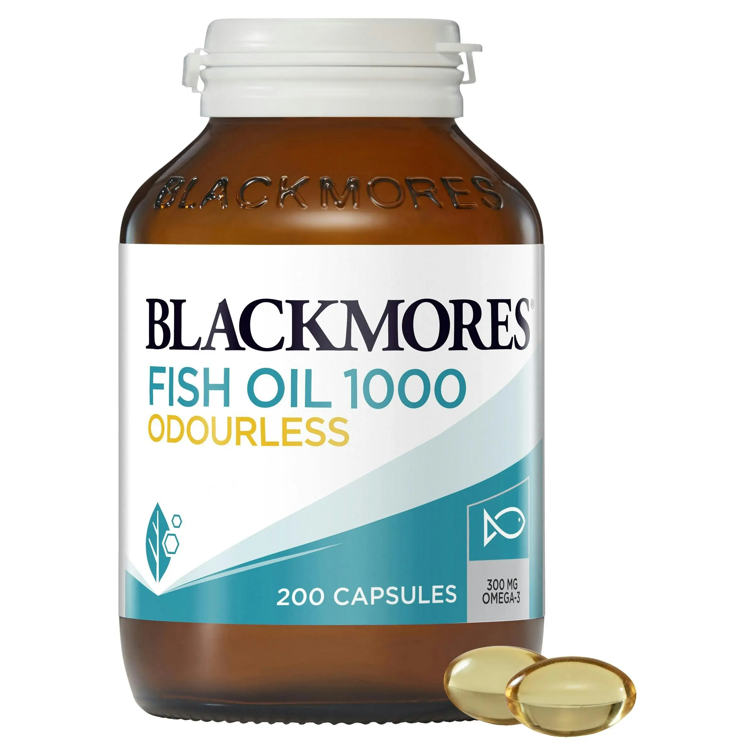 Blackmores Odourless Fish Oil 1000mg 200 Capsules