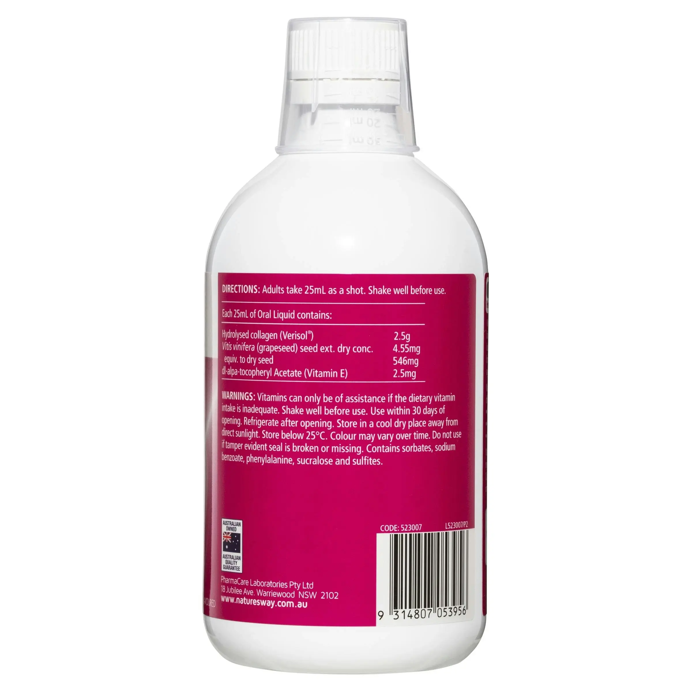 Nature's Way Beauty Collagen Liquid 500mL