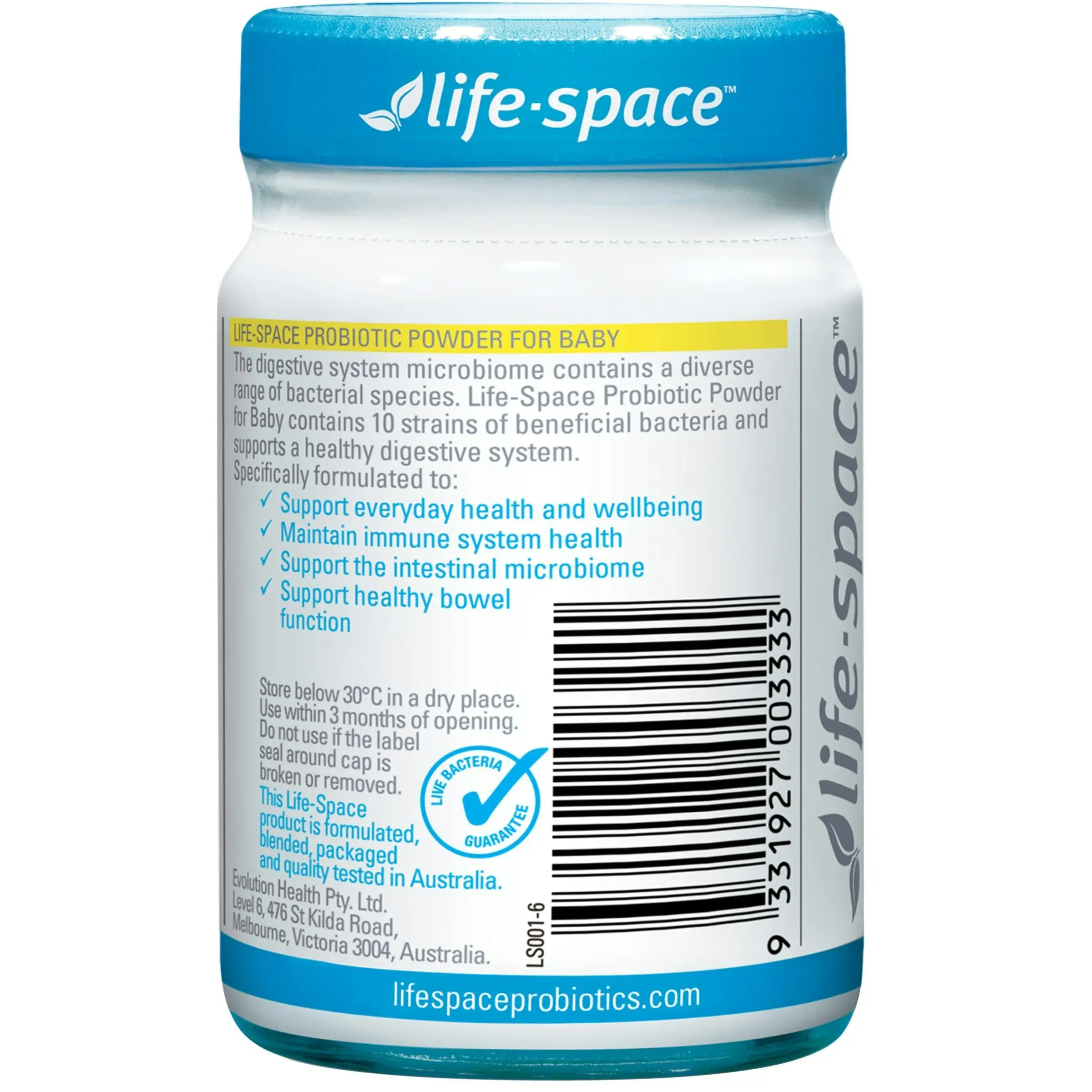 Life-Space Probiotic Powder for Baby 6 Months-3 Years Oral Powder 60g