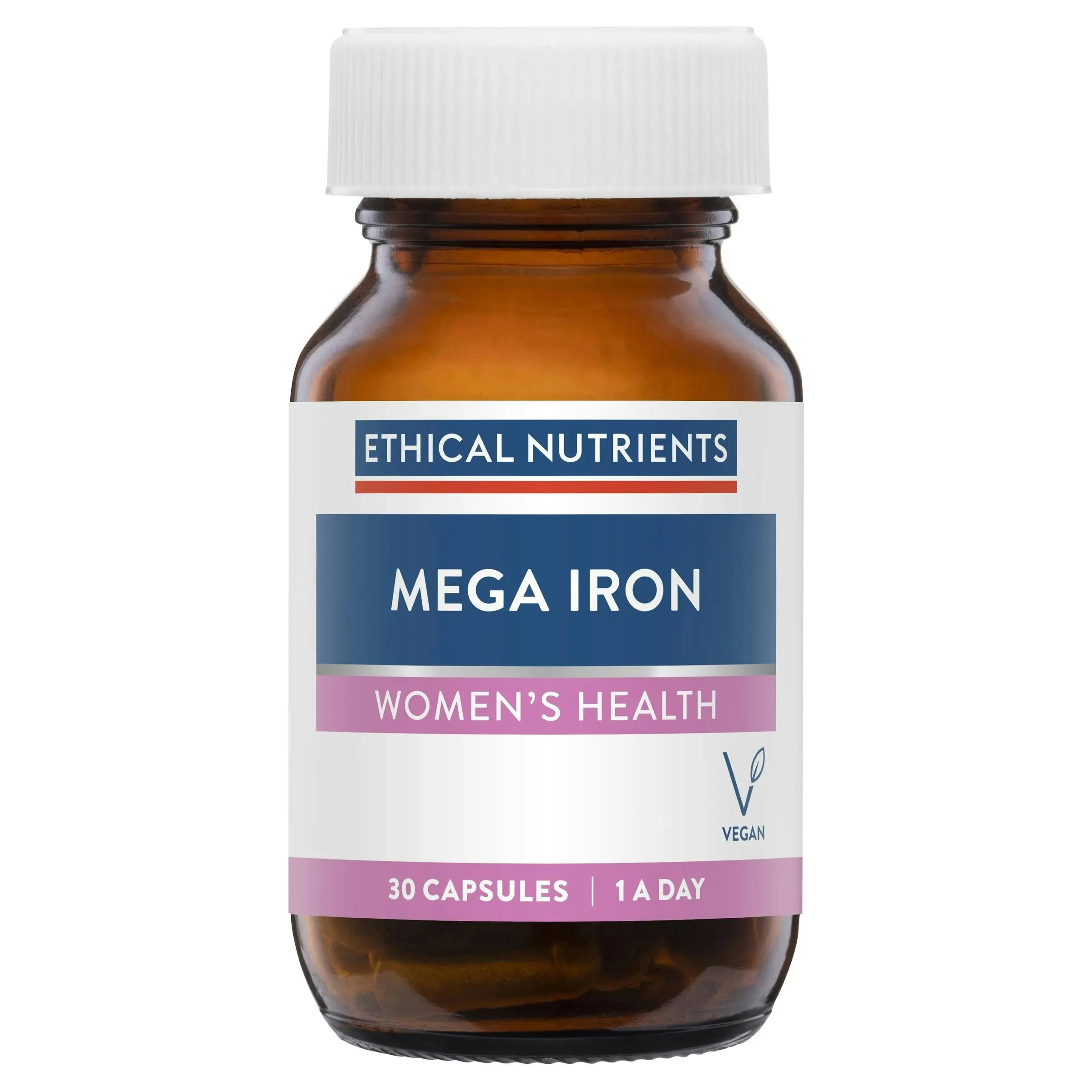 Ethical Nutrients Megazorb Mega Iron With Activated B's 30 Caps