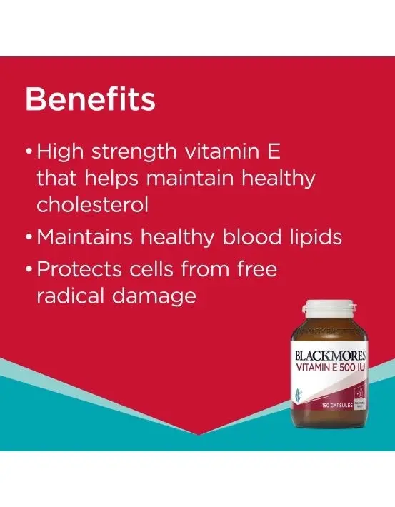 Blackmores Vitamin E 500 IU Capsules 150