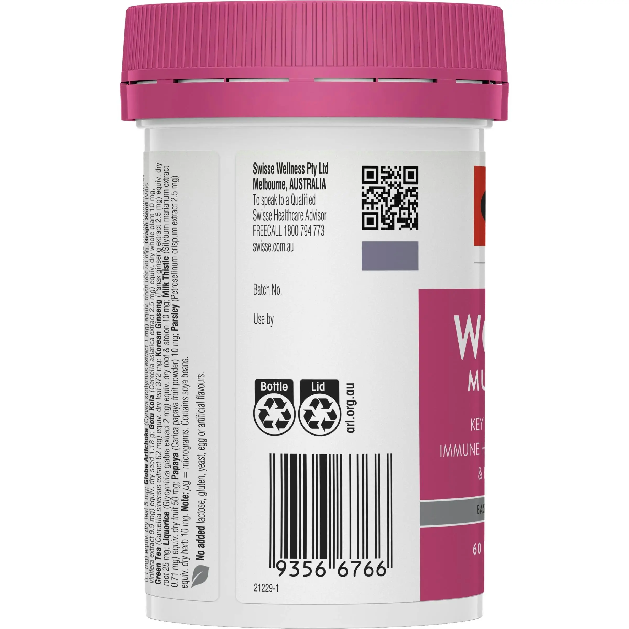 Swisse Ultivite Women's Multivitamin 60 Tablets