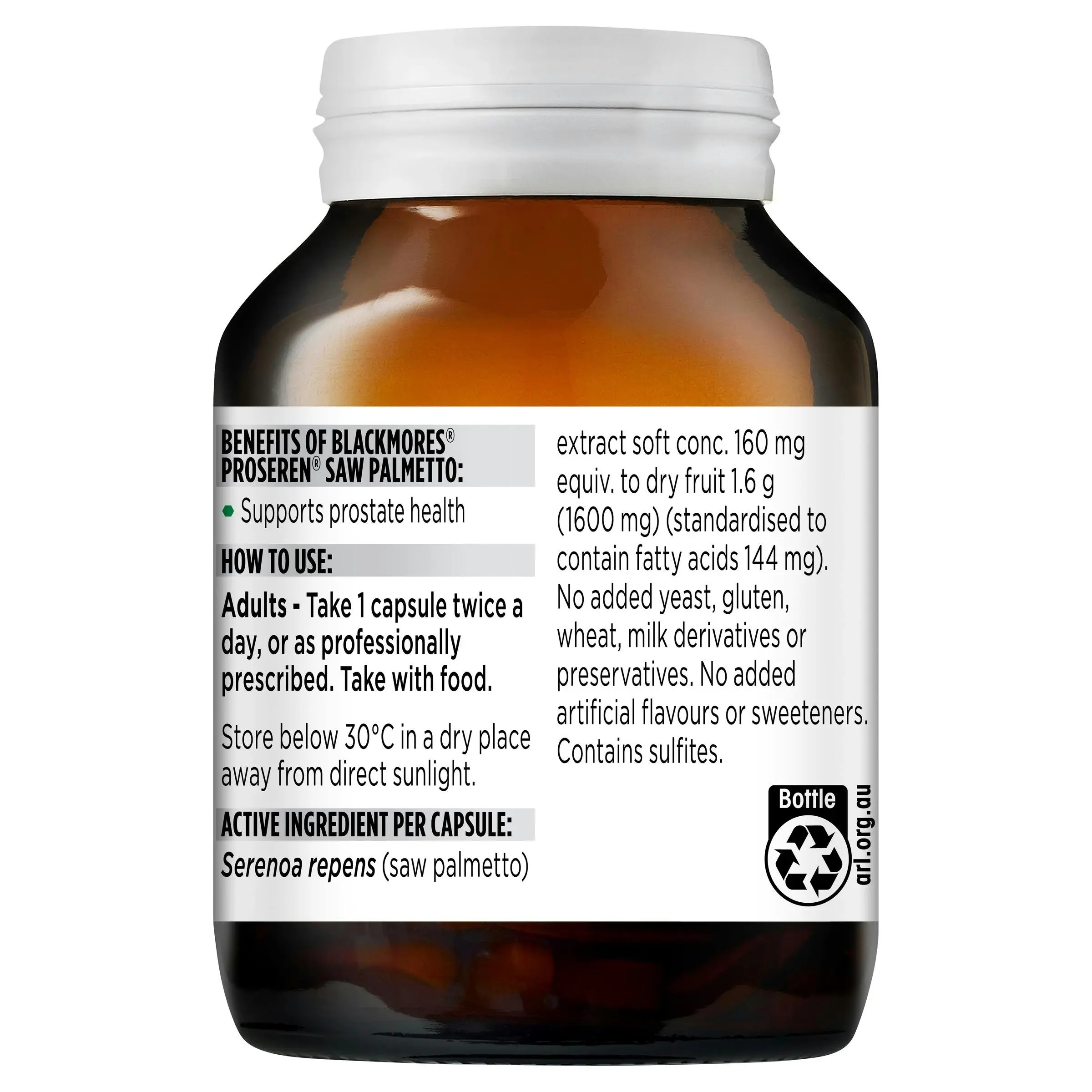 Blackmores Proseren Saw Palmetto 120 Capsules