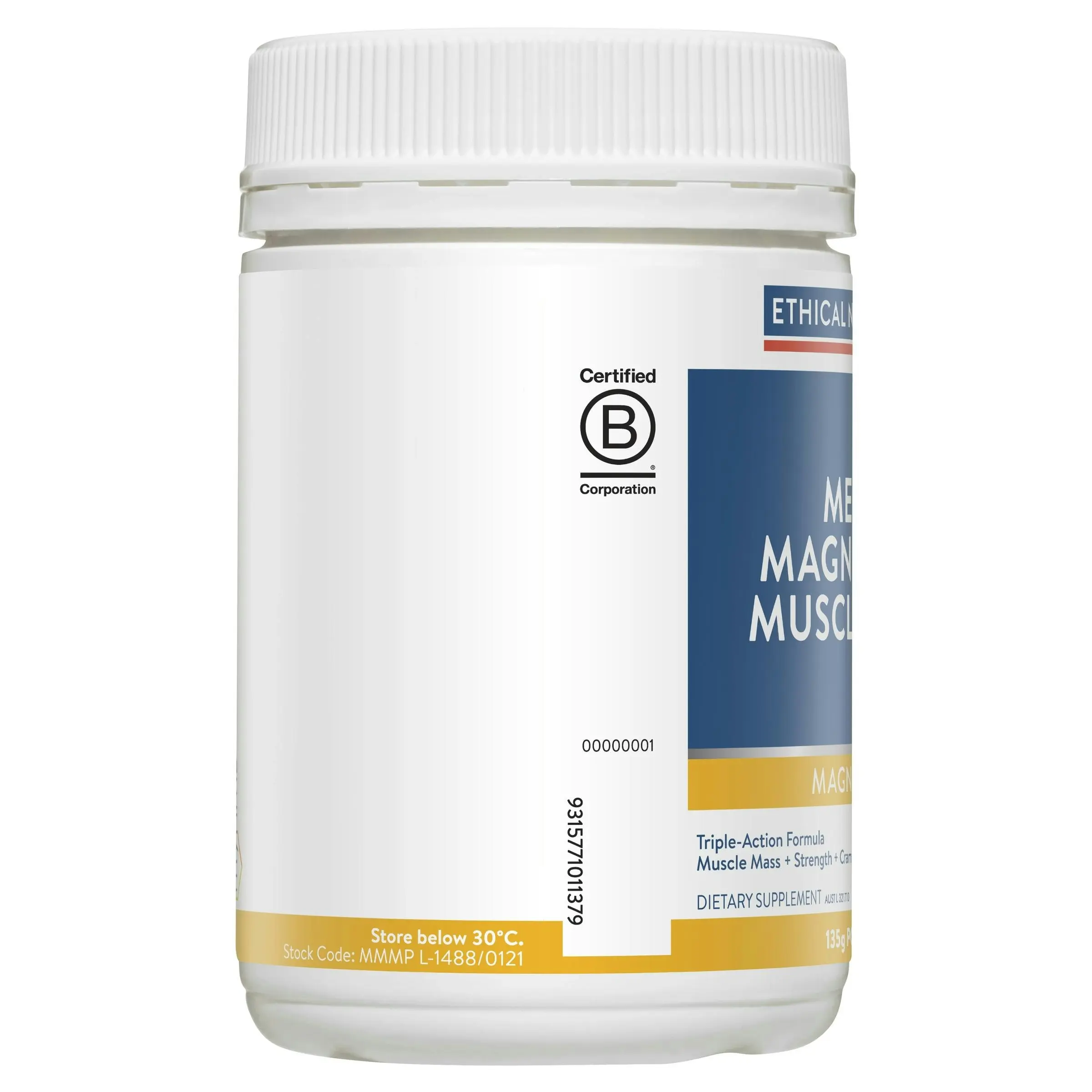 Ethical Nutrients Mega Magnesium Muscle Plus 135g