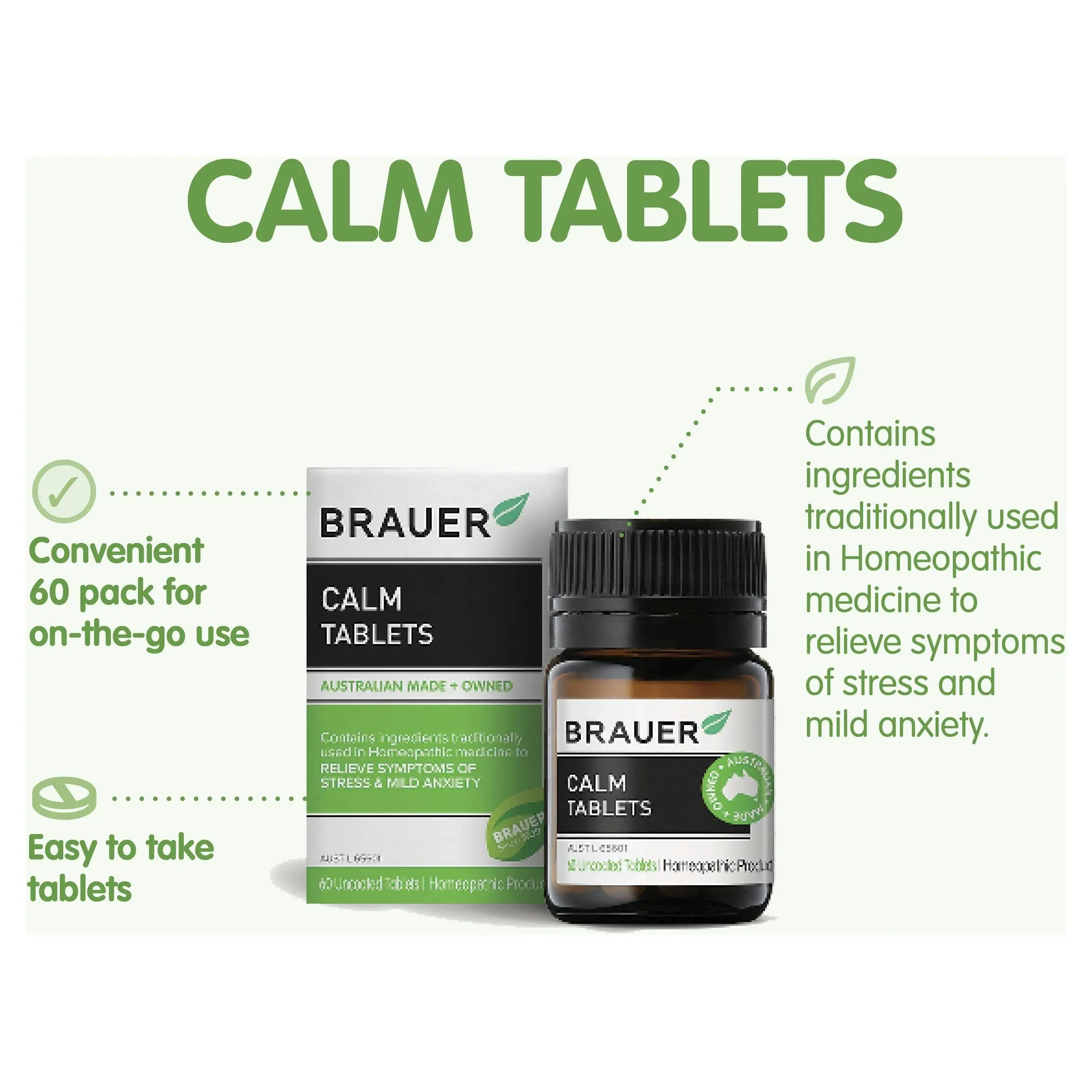 Brauer Calm Tablets 60