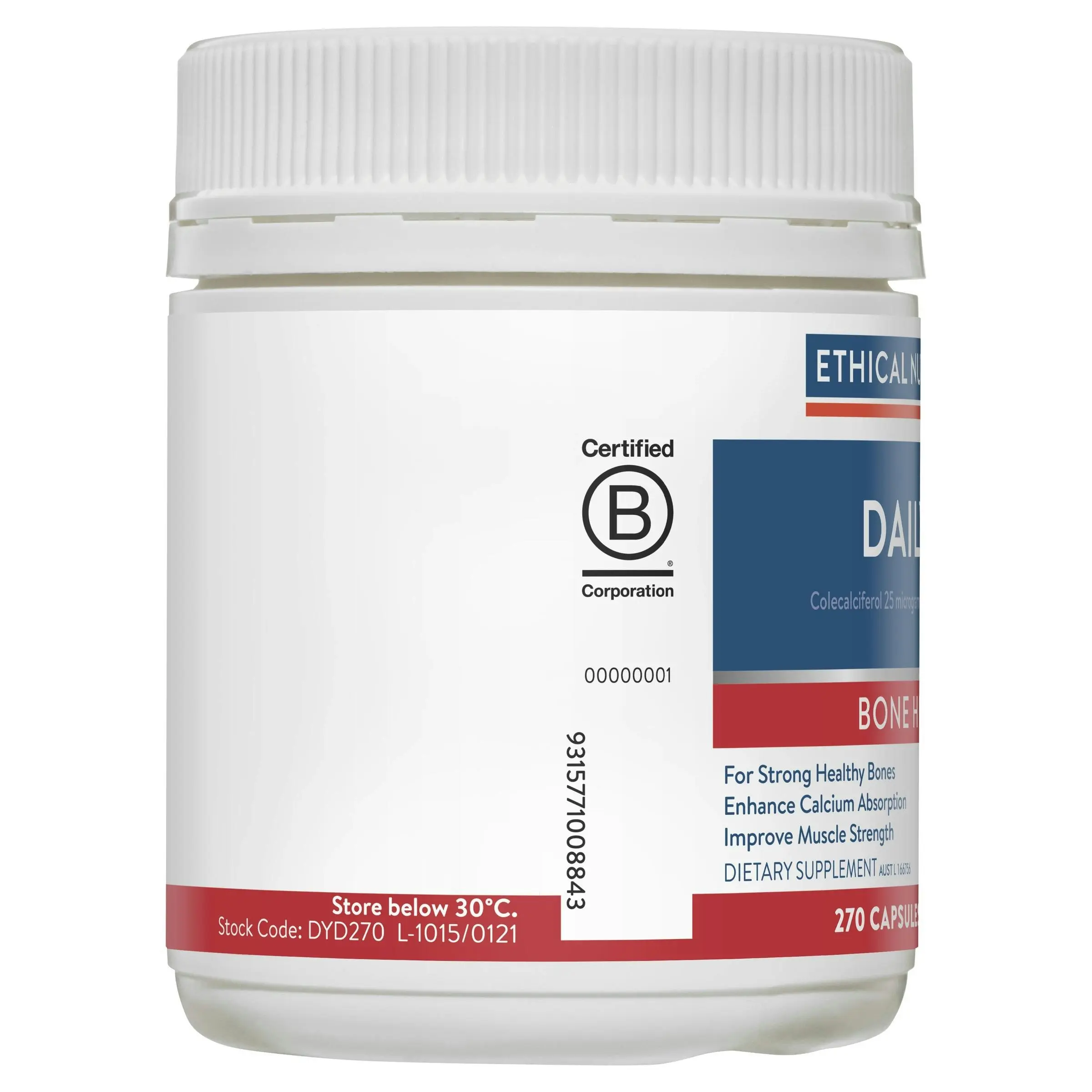 Ethical Nutrients Daily D 270 Capsules