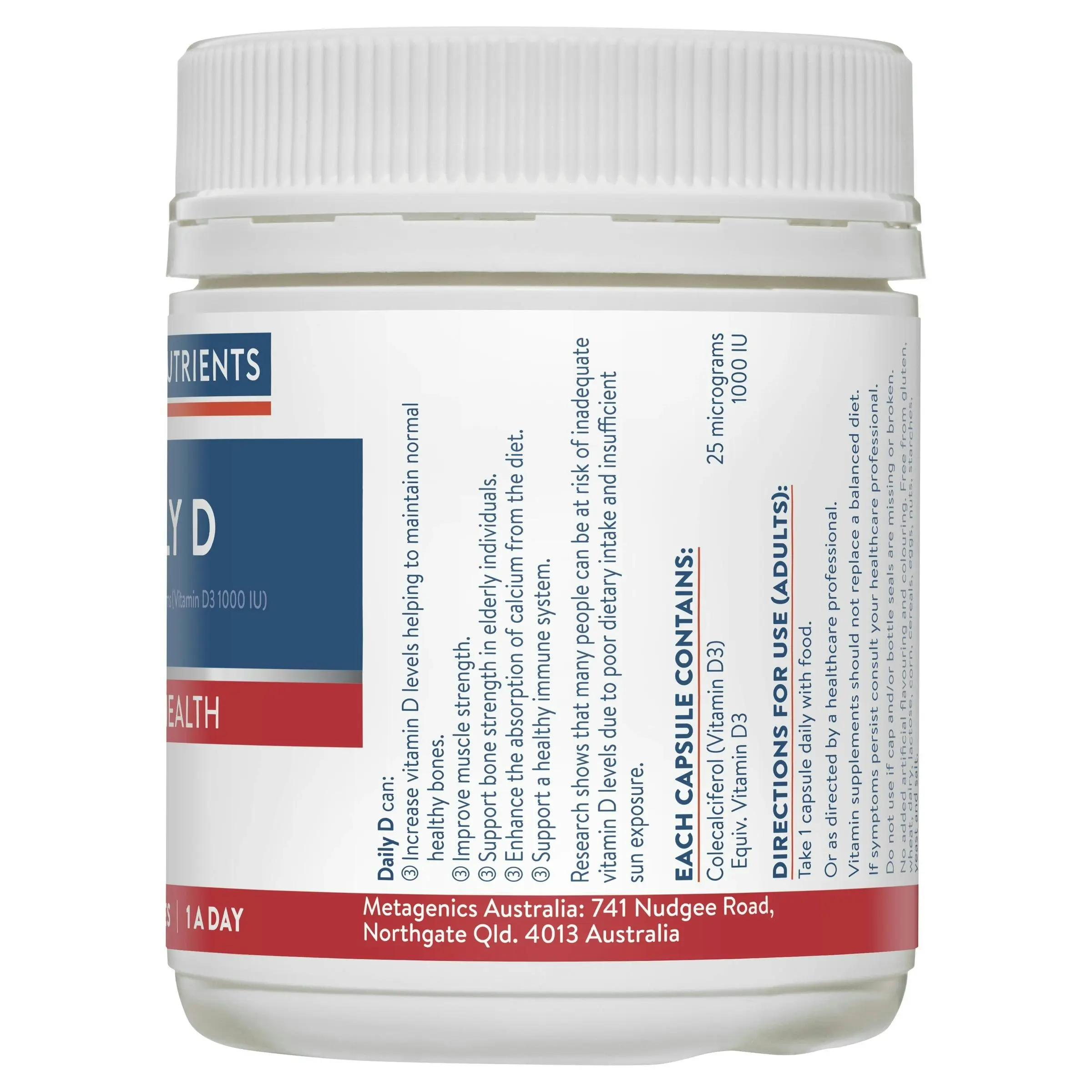 Ethical Nutrients Daily D 270 Capsules