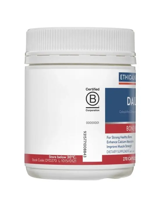 Ethical Nutrients Daily D 270 Capsules