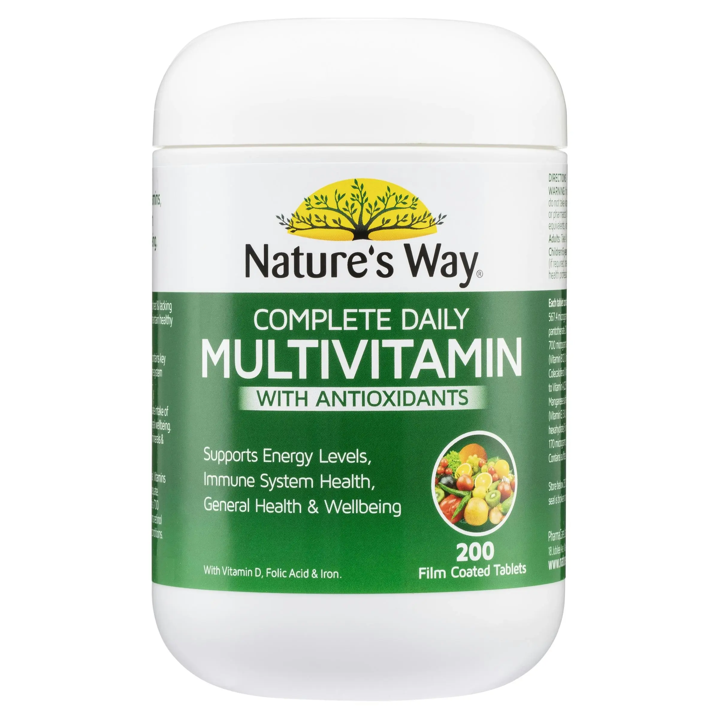 Nature's Way Complete Daily Multivitamin 200 Tablets