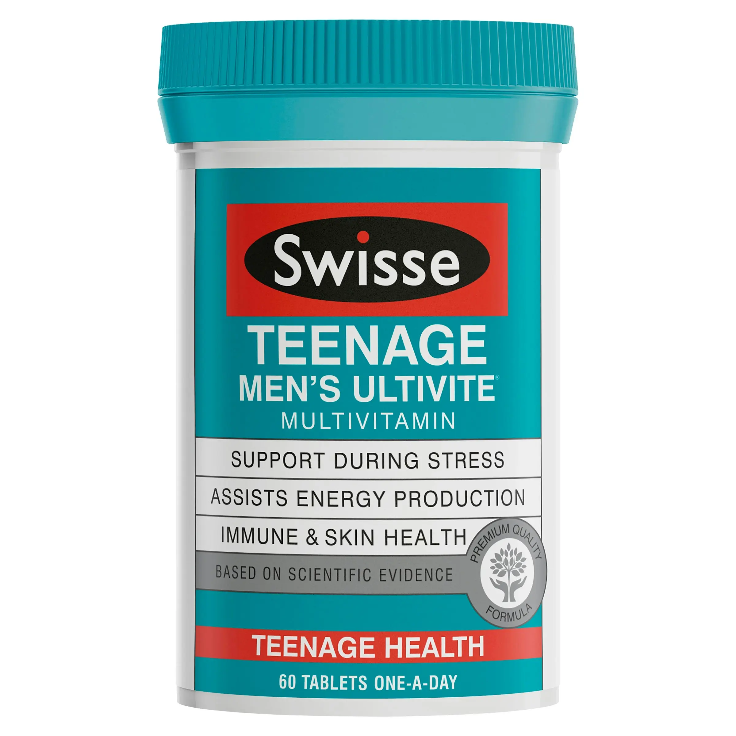 Swisse Ultivite Men's Teenage Multivitamin 60 Tablets