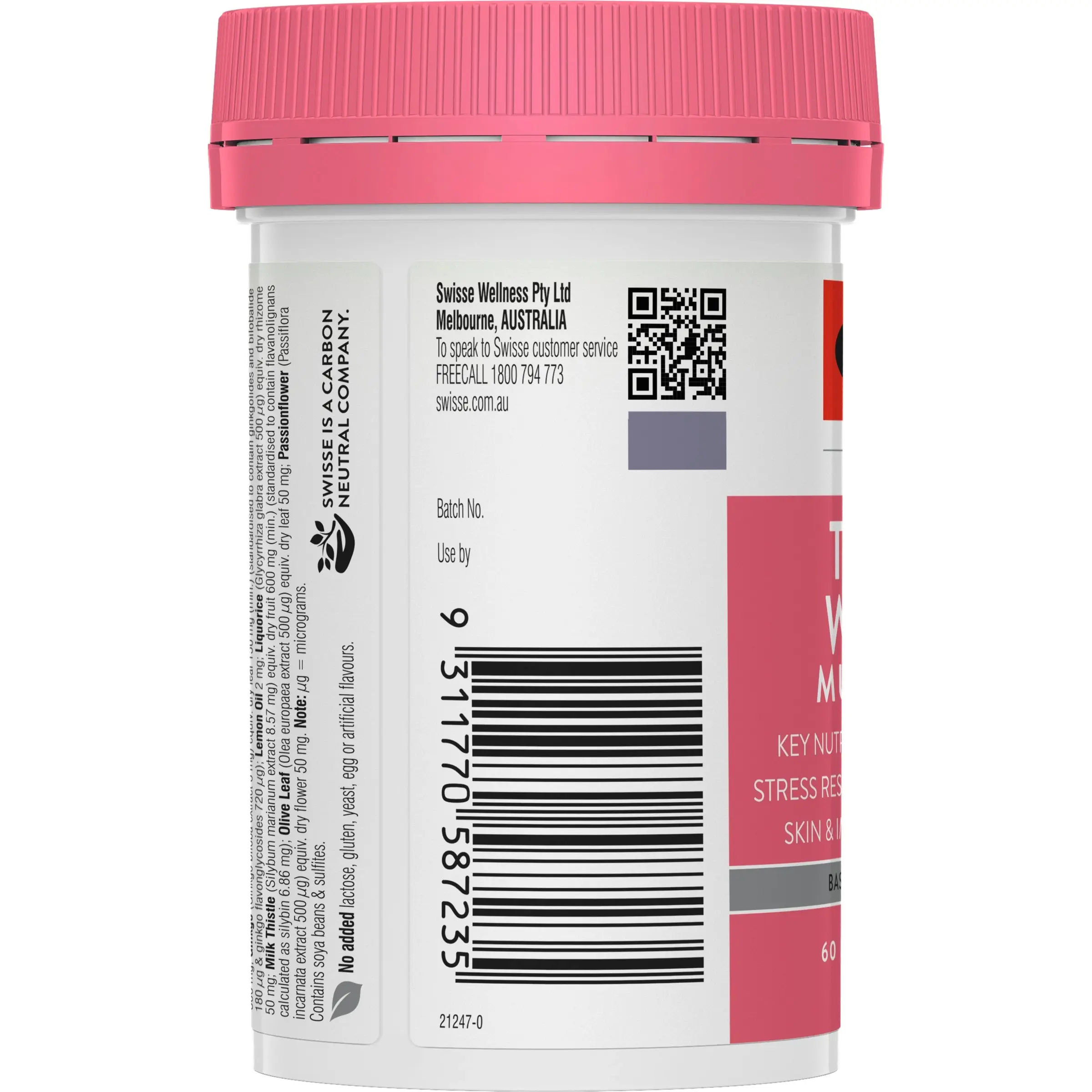 Swisse Ultivite Women's Teenage Multivitamin 60 Tablets