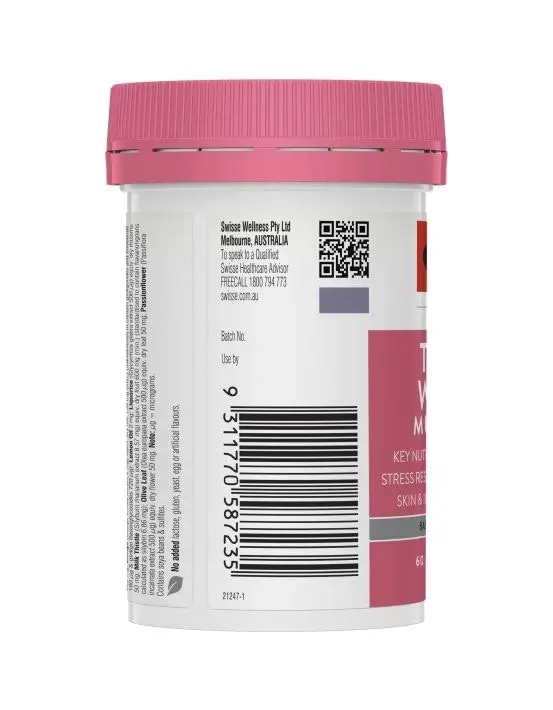 Swisse Ultivite Women's Teenage Multivitamin 60 Tablets