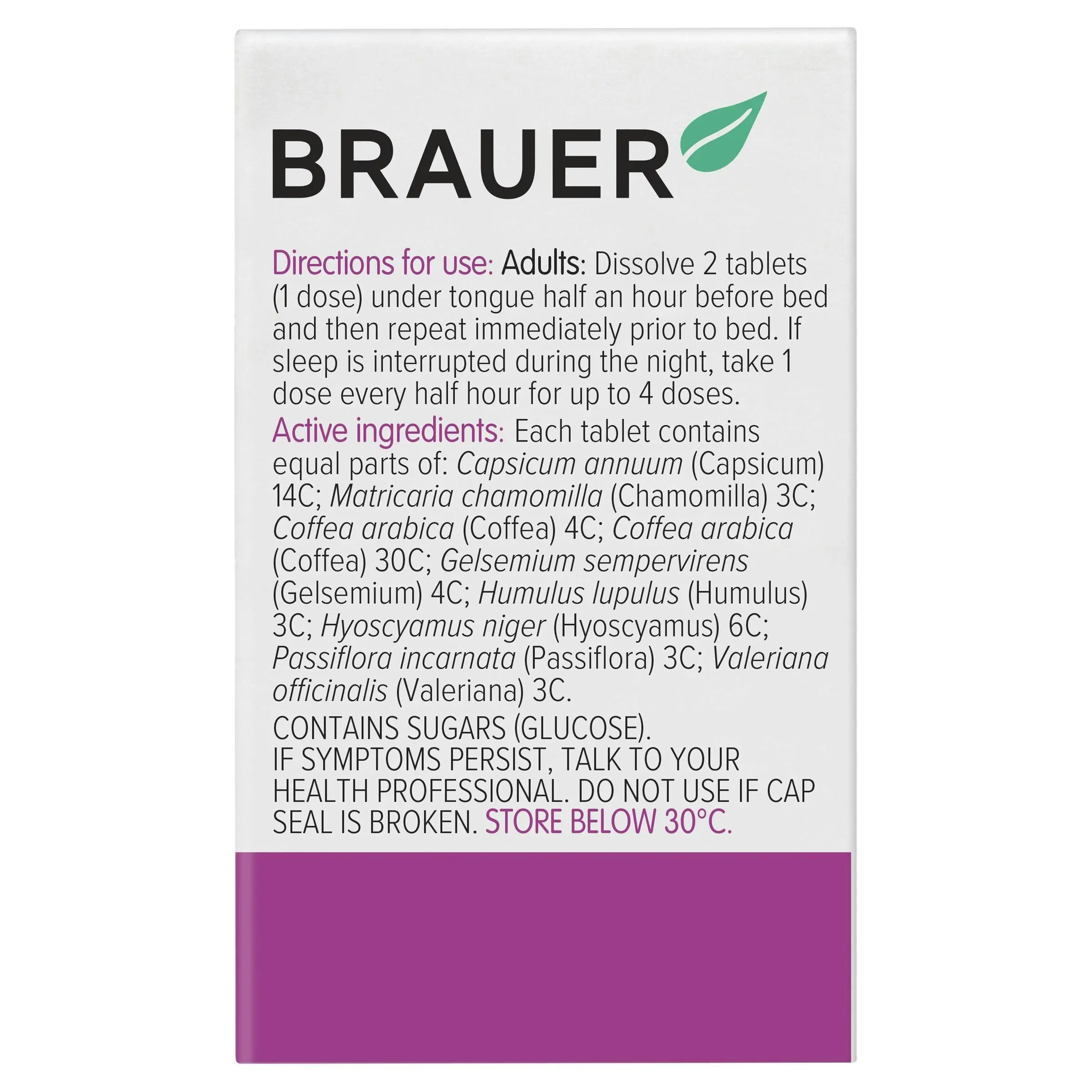 Brauer Sleep 60 tablets