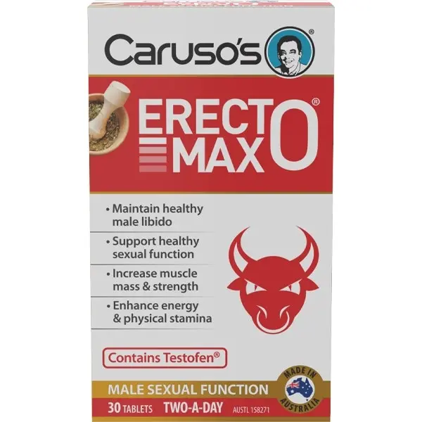 Caruso's Natural Health Erectomax 30 Tablets