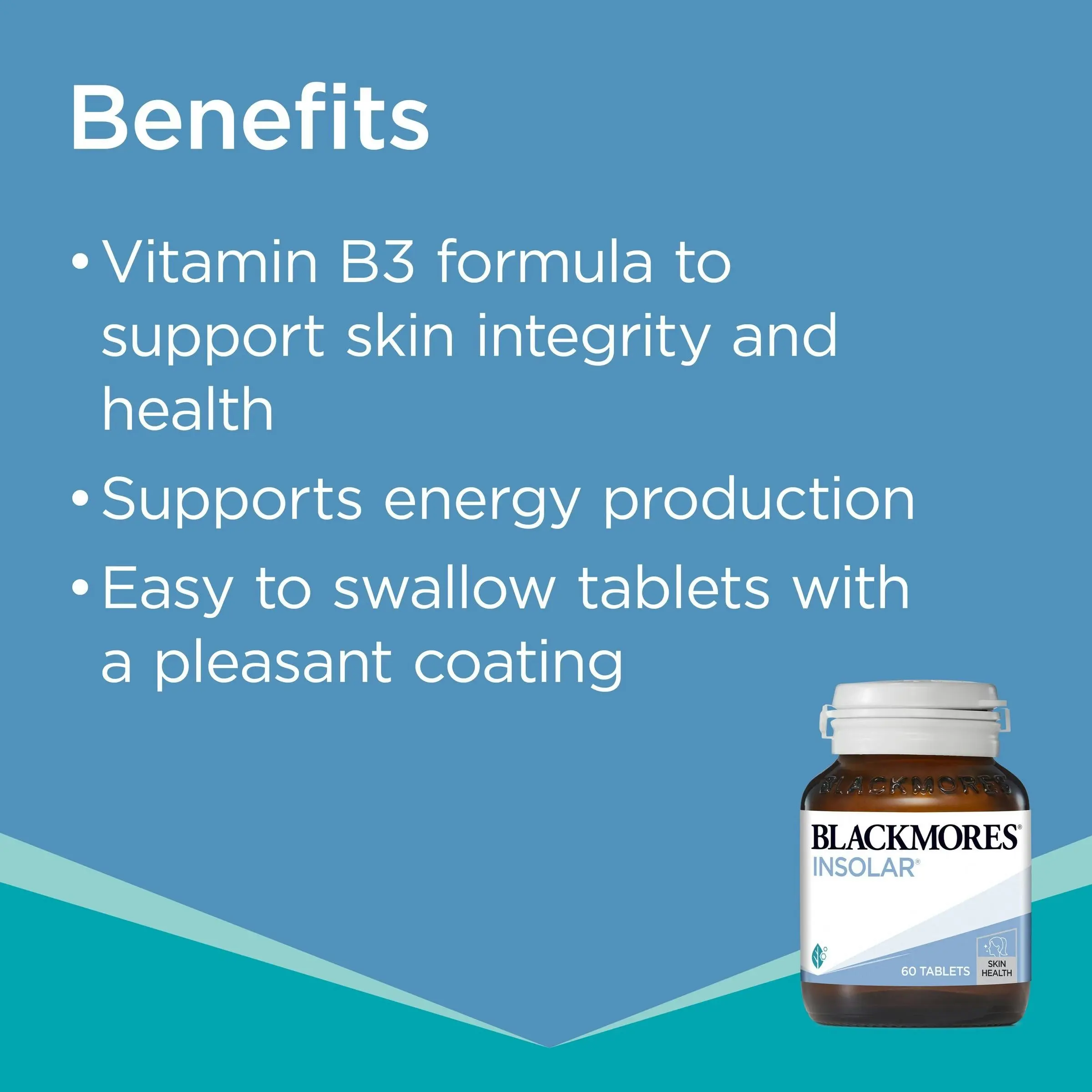 Blackmores Insolar Skin Health Vitamin B3 60 Tablets