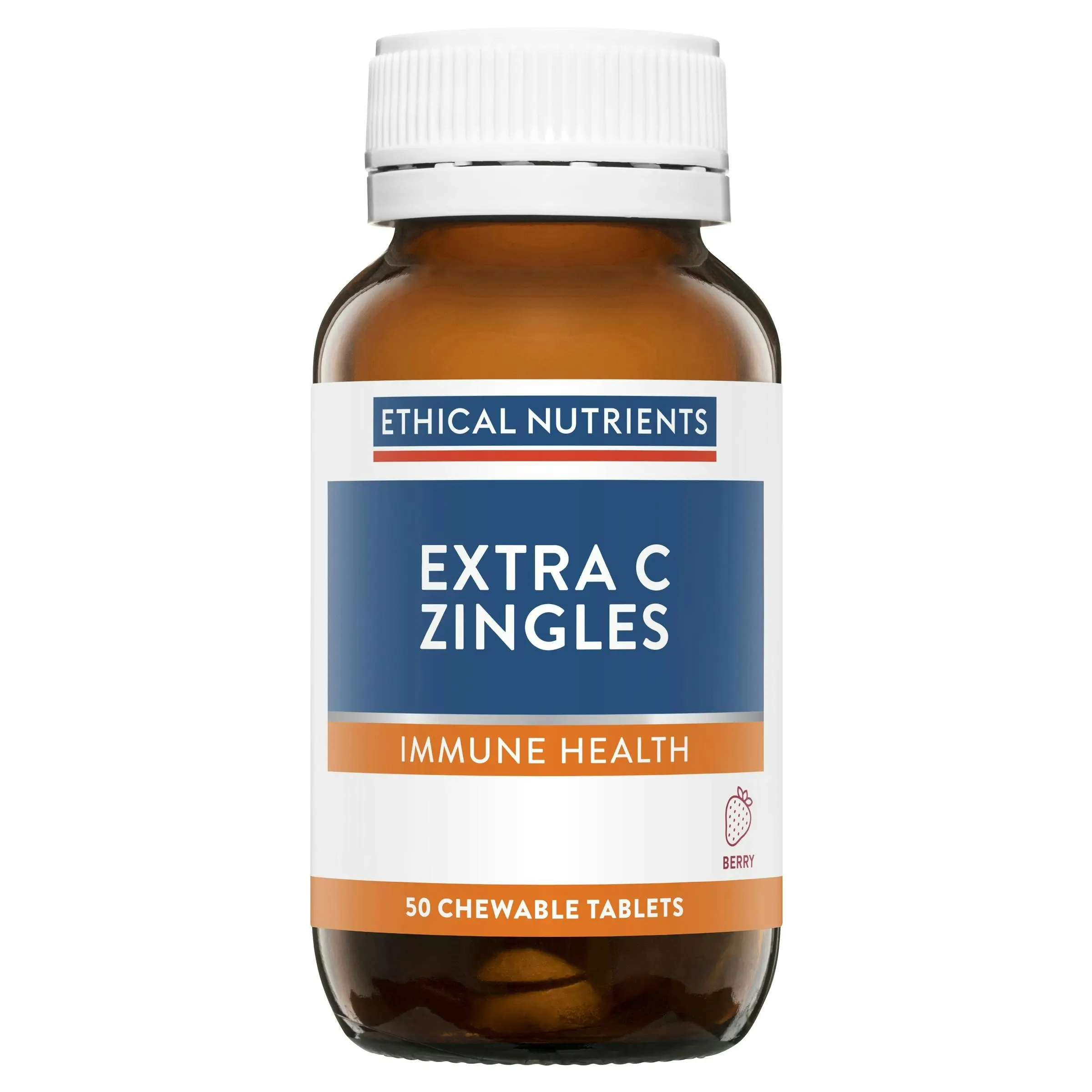 Ethical Nutrients Extra C Zingles (Berry) 50 Tablets