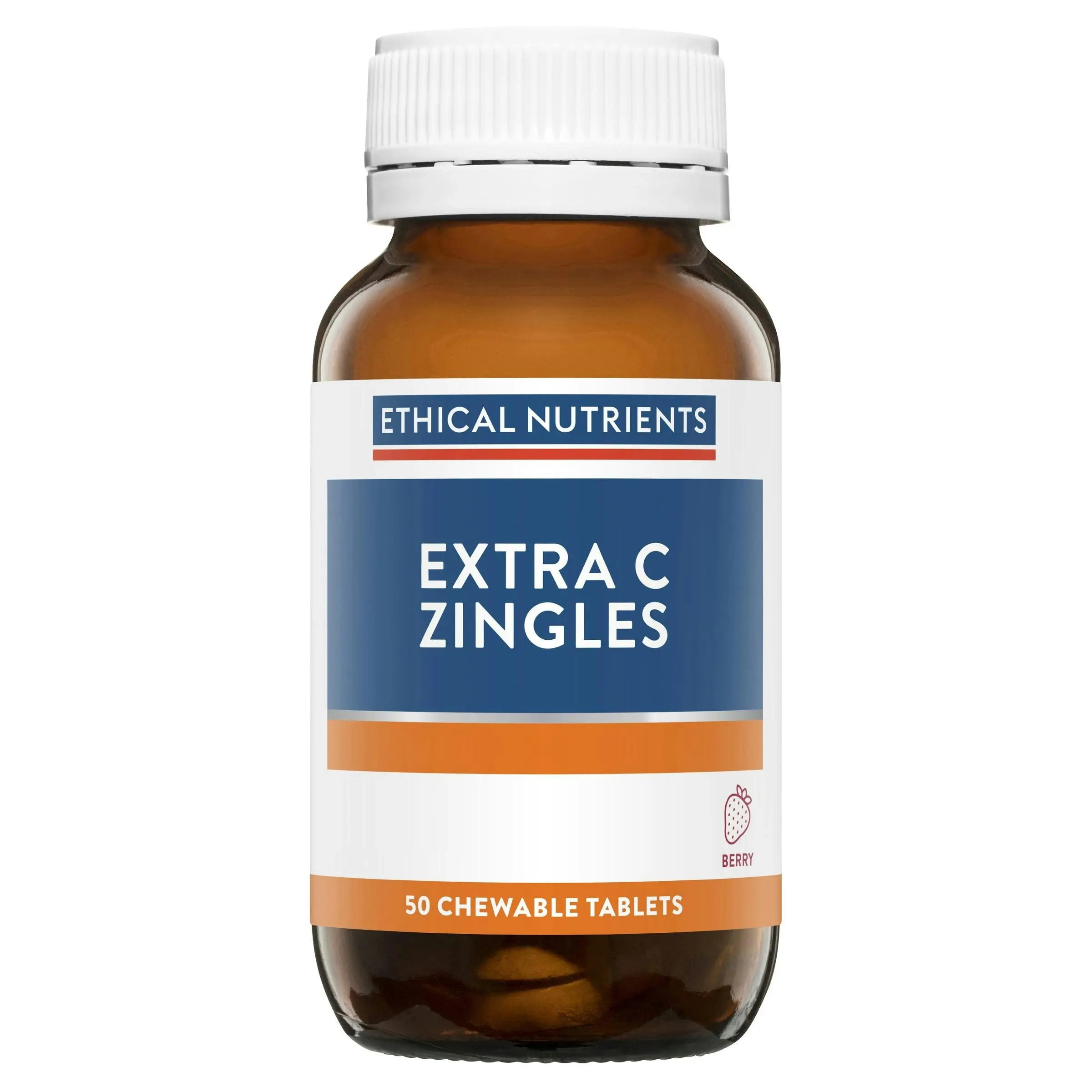 Ethical Nutrients Extra C Zingles (Berry) 50 Tablets