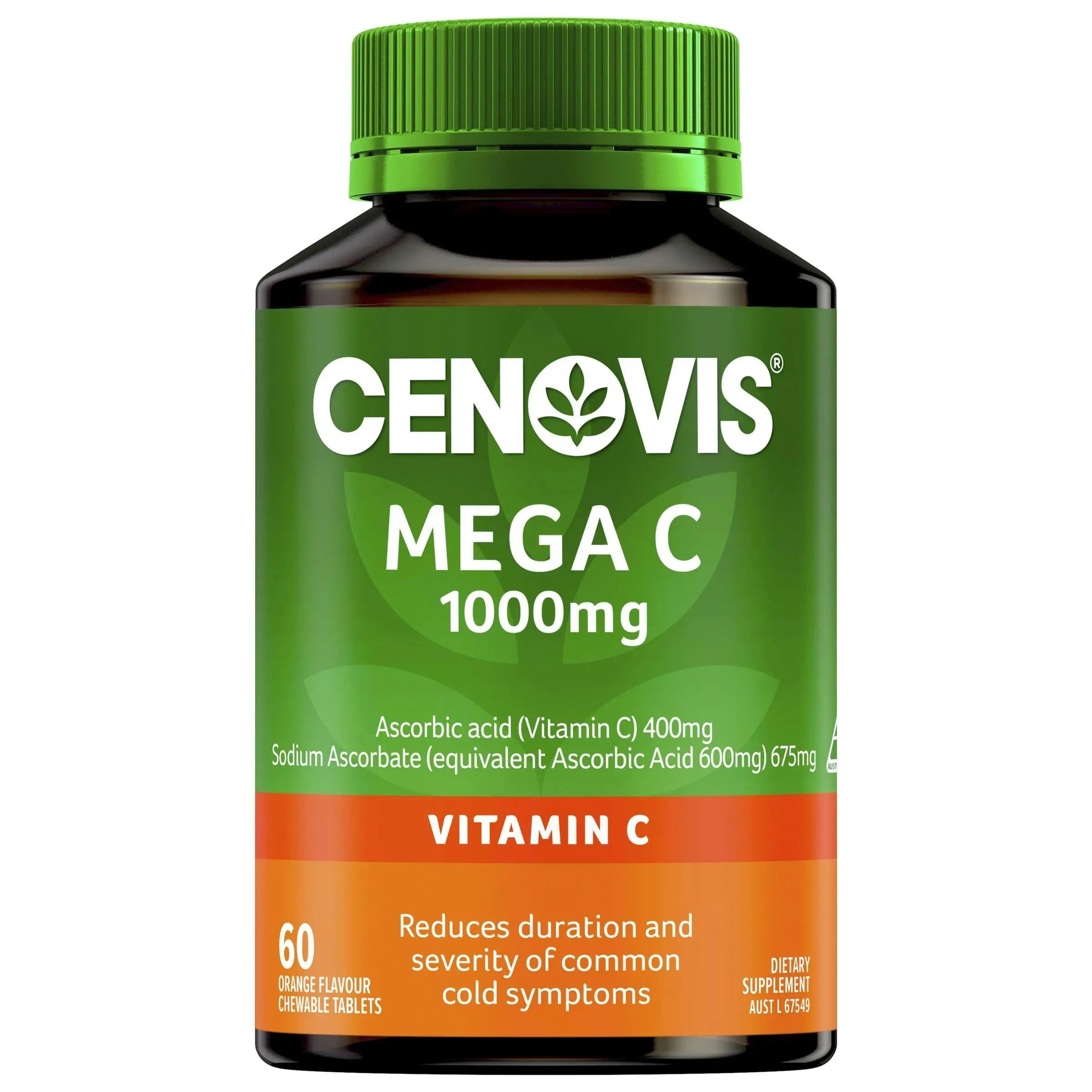 Cenovis Mega C 1000mg 60 Chewable Tablets