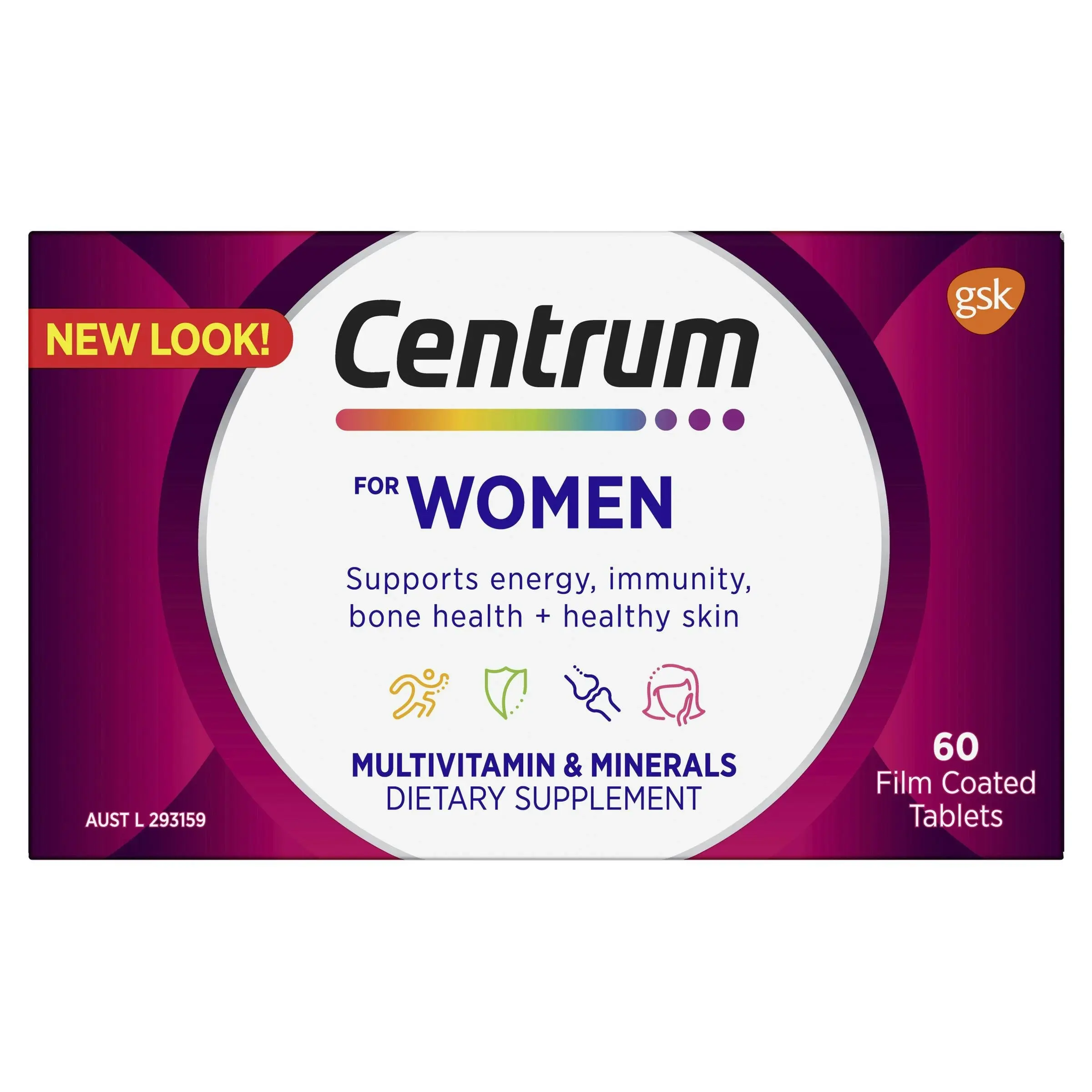 Centrum For Women 60 Tablets