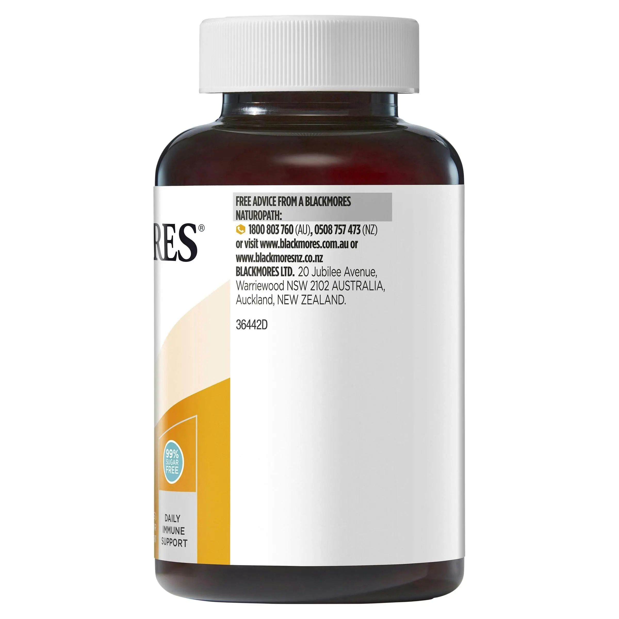 Blackmores Vitamin C + Elderberry Immune Support 120 Gummies