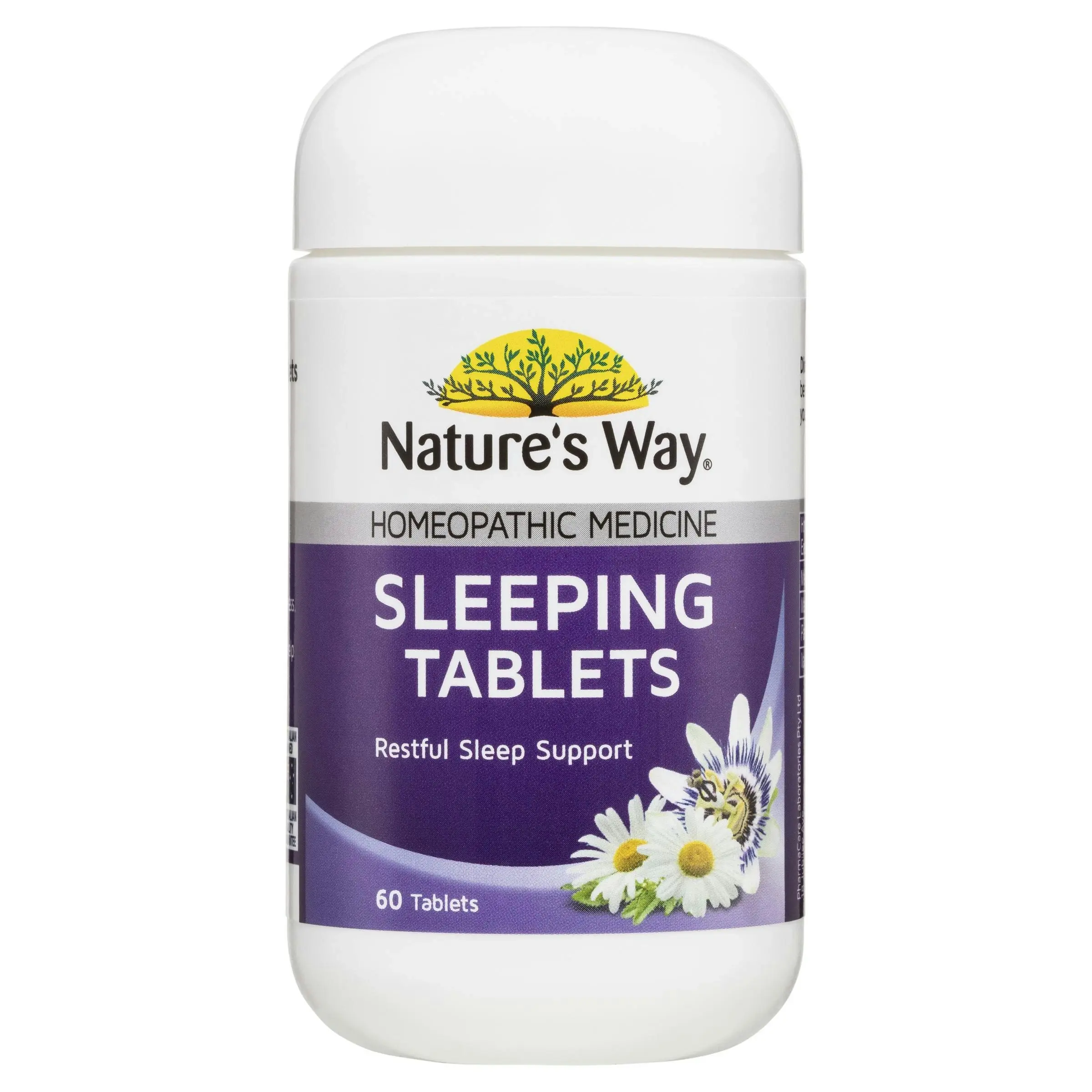 Nature's Way Melatonin + Chamomile & Passionflower 60 Tablets