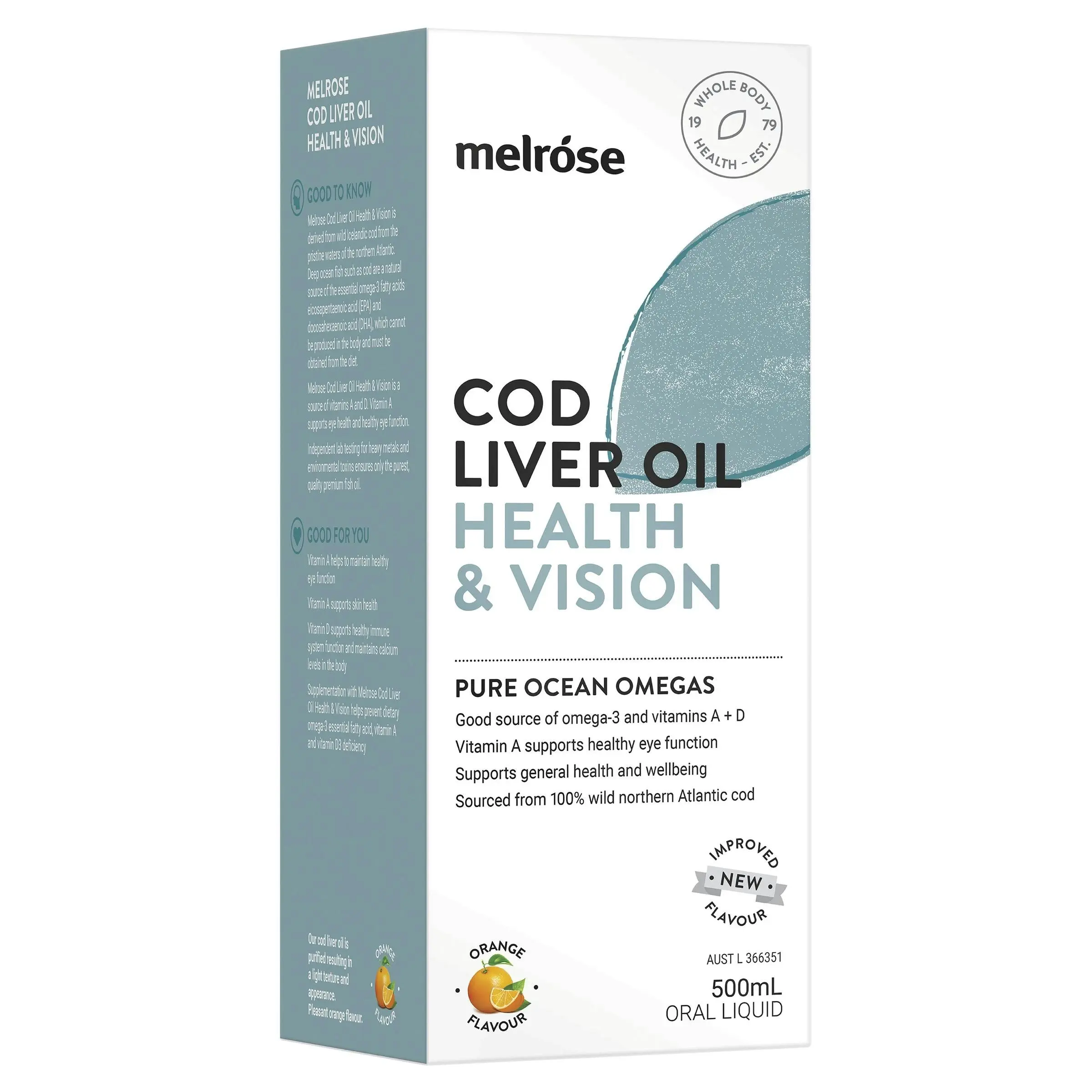 Melrose Omega Cod Liver Oil 500mL