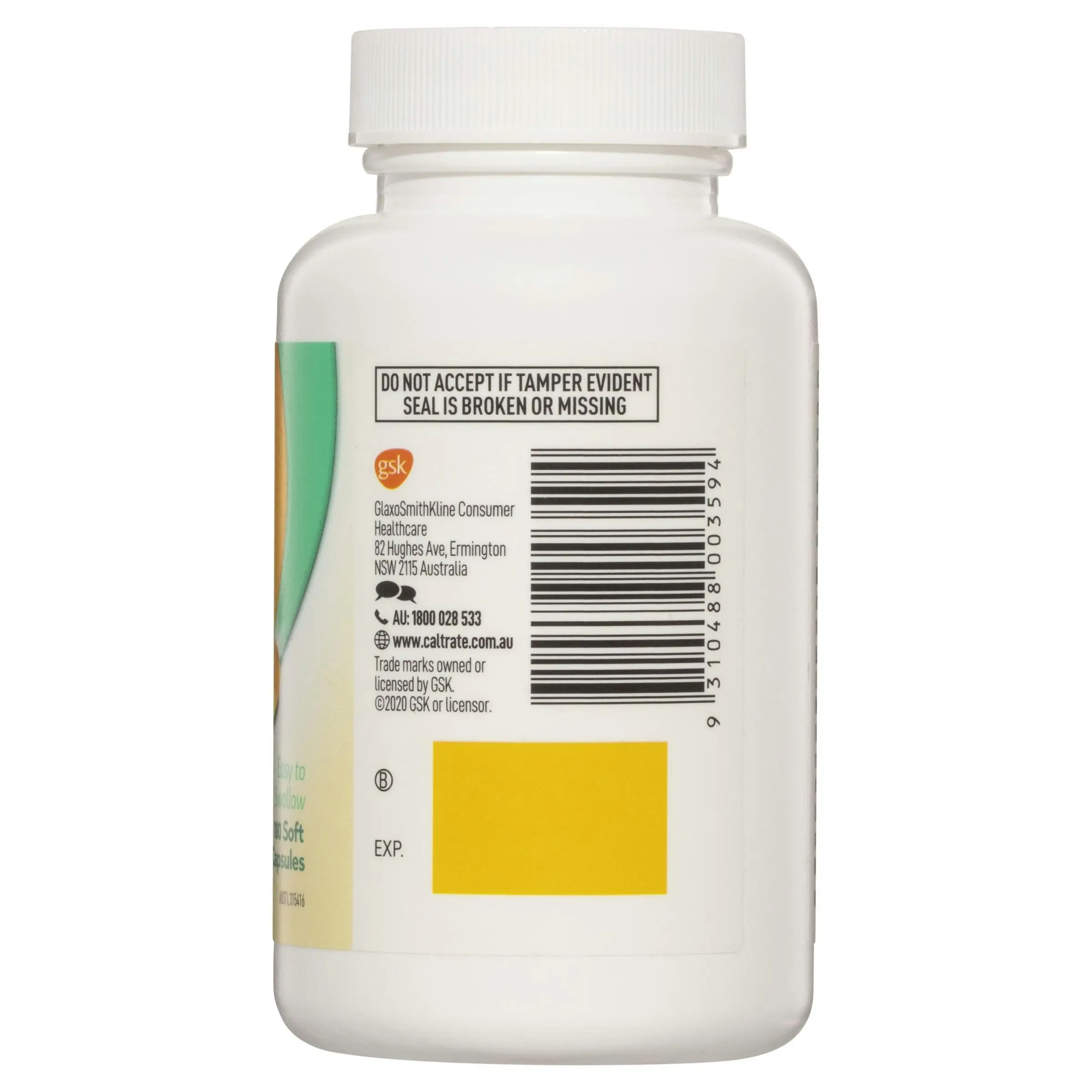 Caltrate Vitamin D 1000IU 180 Capsules