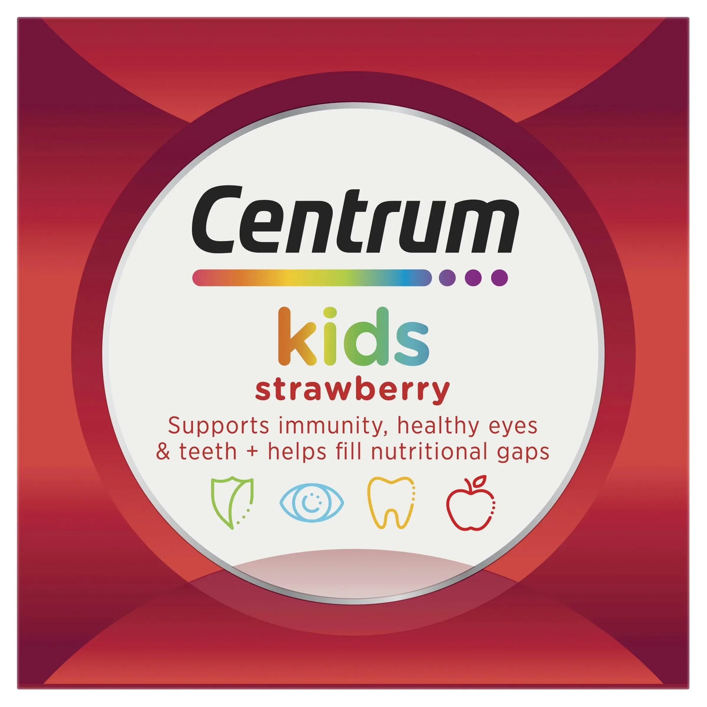 Centrum For Kids Strawberry 60 Chewable Tablets