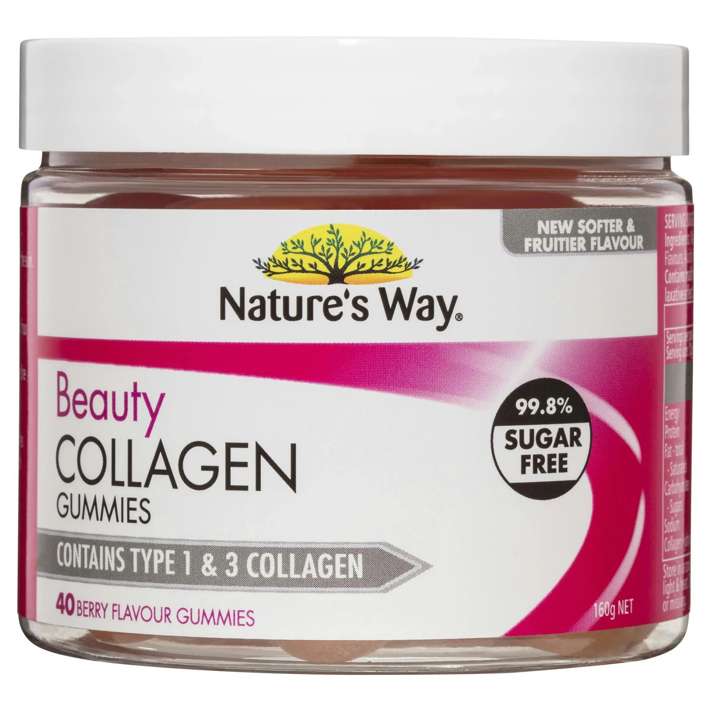 Nature's Way Beauty Collagen Berry Gummies 40 Gummies